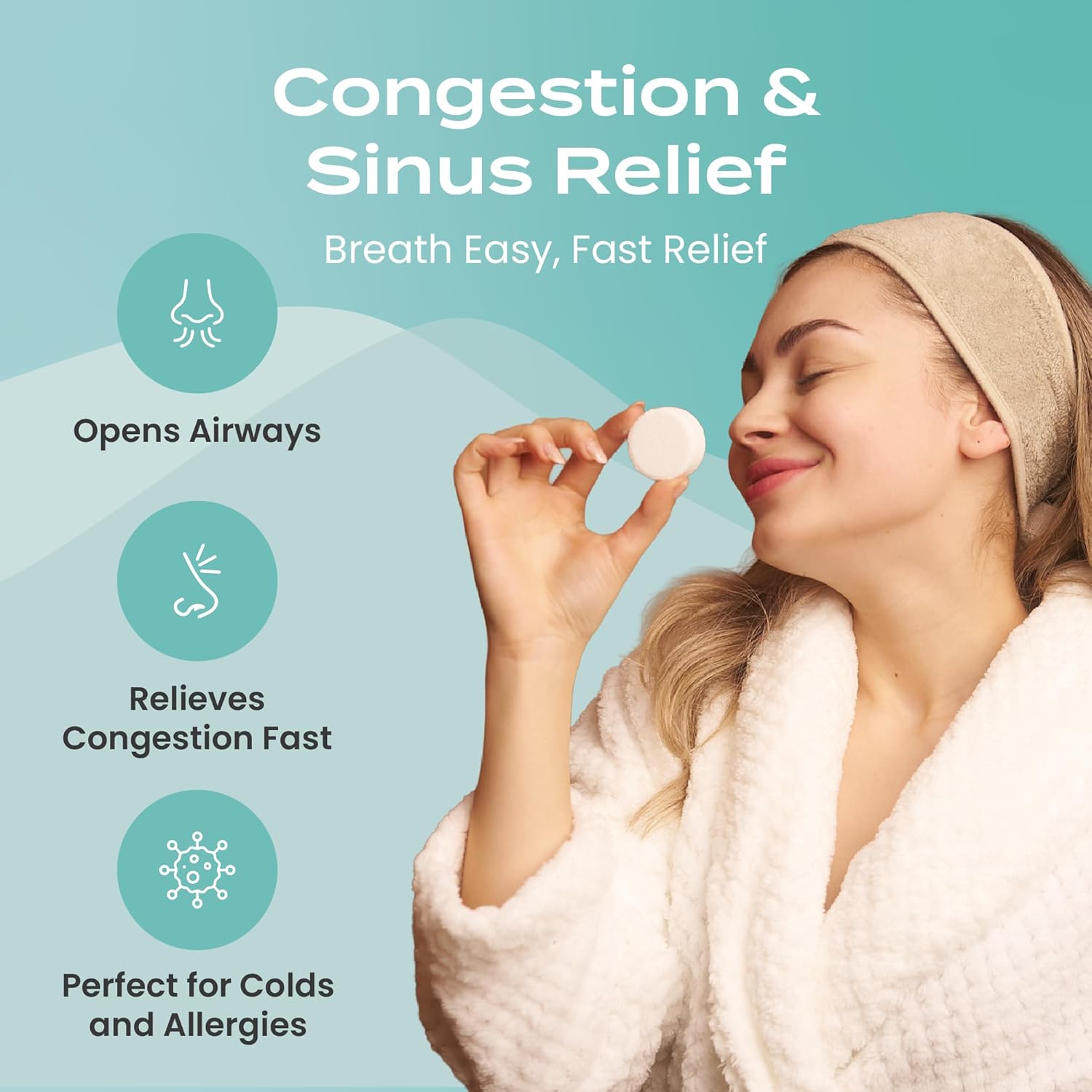 Body Restore Shower Steamers Aromatherapy 15 Pack – Mothers Day Gifts for Mom, Spa Gifts for Women, Relaxation Stress Relief Self Care – Premium Eucalyptus Essential Oil Tablets - Image 3