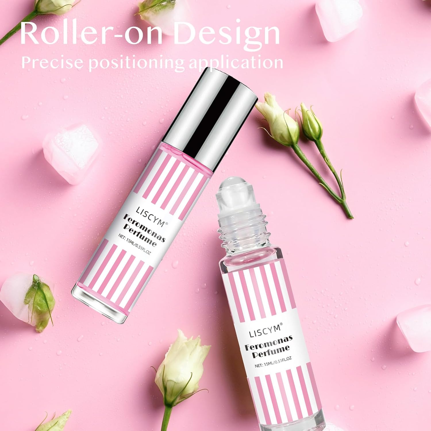Pheromones Perfumes for Women, Long-Lasting Roll-On Perfume Travel Size Fragrance Oil with Feromonas to Attract Men,Samples (15 ml) - Image 6