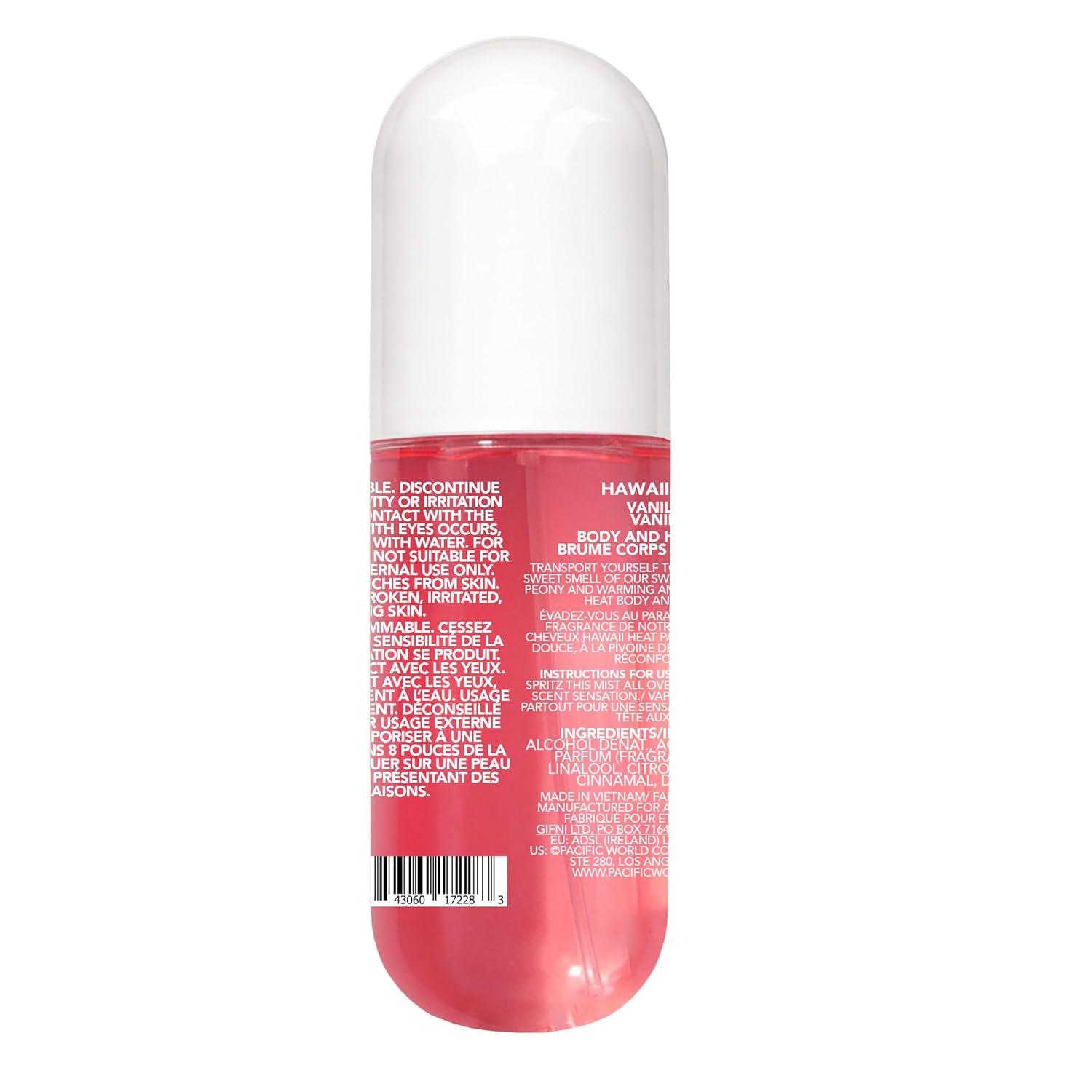 Holler And Glow Hawaii Heat Body & Hair Mist, Warm Vanilla, Peony & Amber Scent, Long-Lasting Daily Fragrance, Lightweight, Vegan, Cruelty-Free, Alcohol-Free, Hydrating Hair Perfume, 8.11 Fl Oz - Image 11