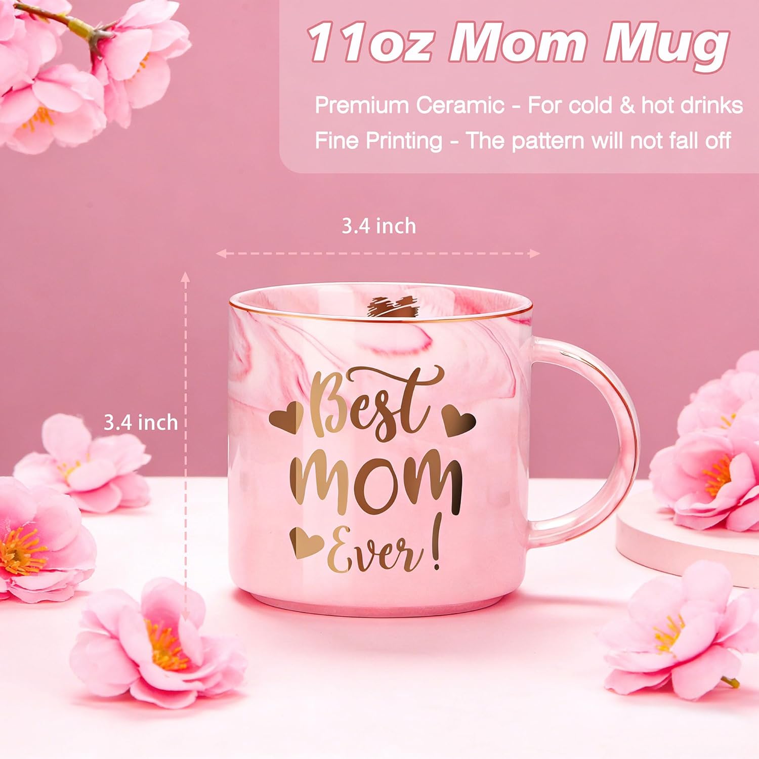 Mom Gifts, Birthday Mothers Day Ideas Gifts for Mom from Daughter Son, Christmas Valentines Day Mother Present Set of 7 - Image 5