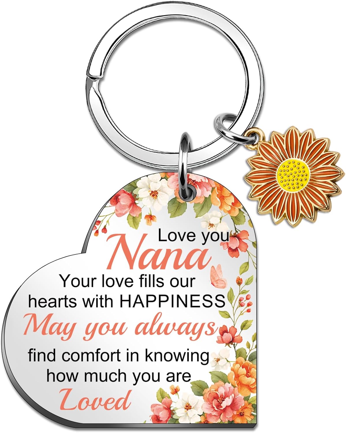 Nana Mothers Day Gift Nana Gifts From Grandkids Best Nana Birthday Gifts Keychain For Grandmother Great Grandma Gift Ideas Mothers Day Gifts For Grandma Valentines Christmas Stocking Stuffers