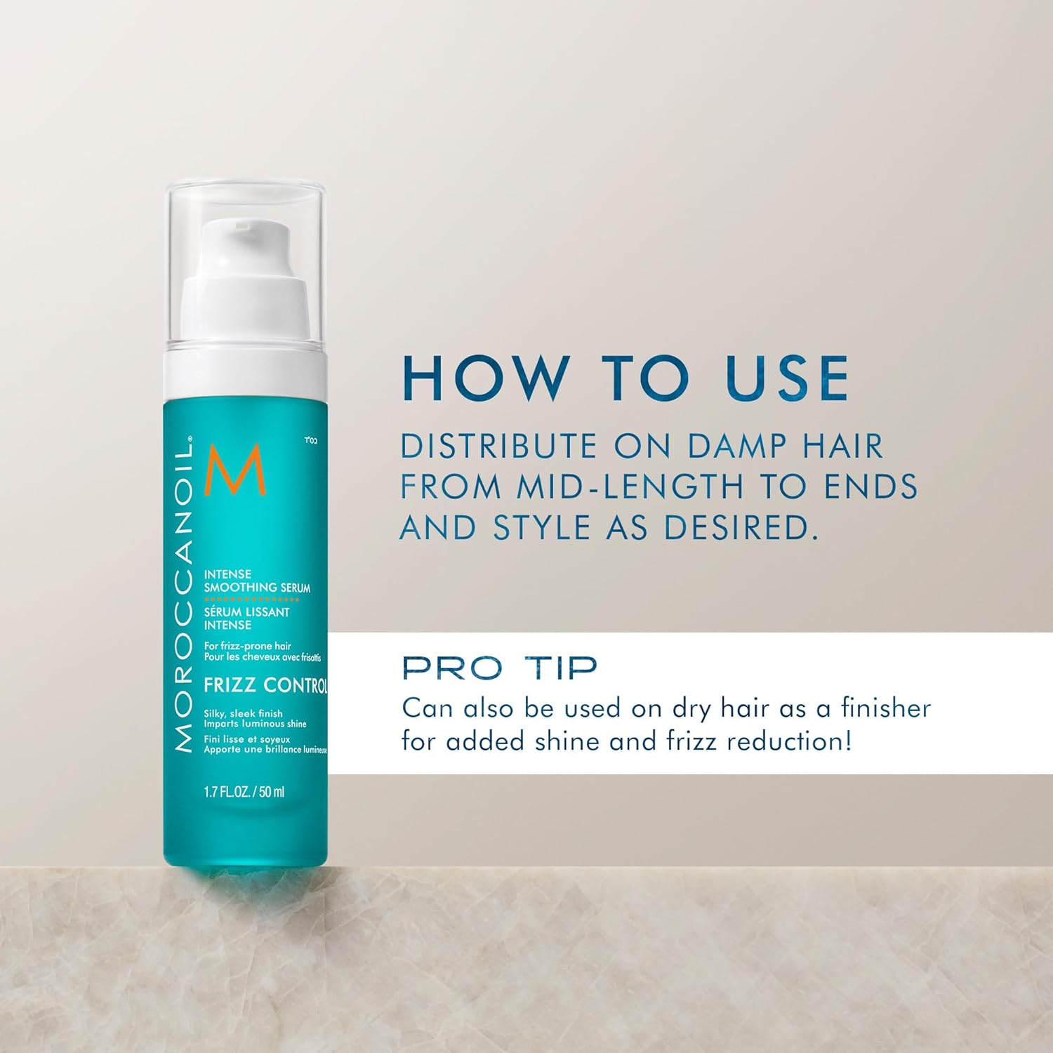 Moroccanoil Intense Smoothing Frizz Control Serum, 1.7 Fl. Oz. - Image 4