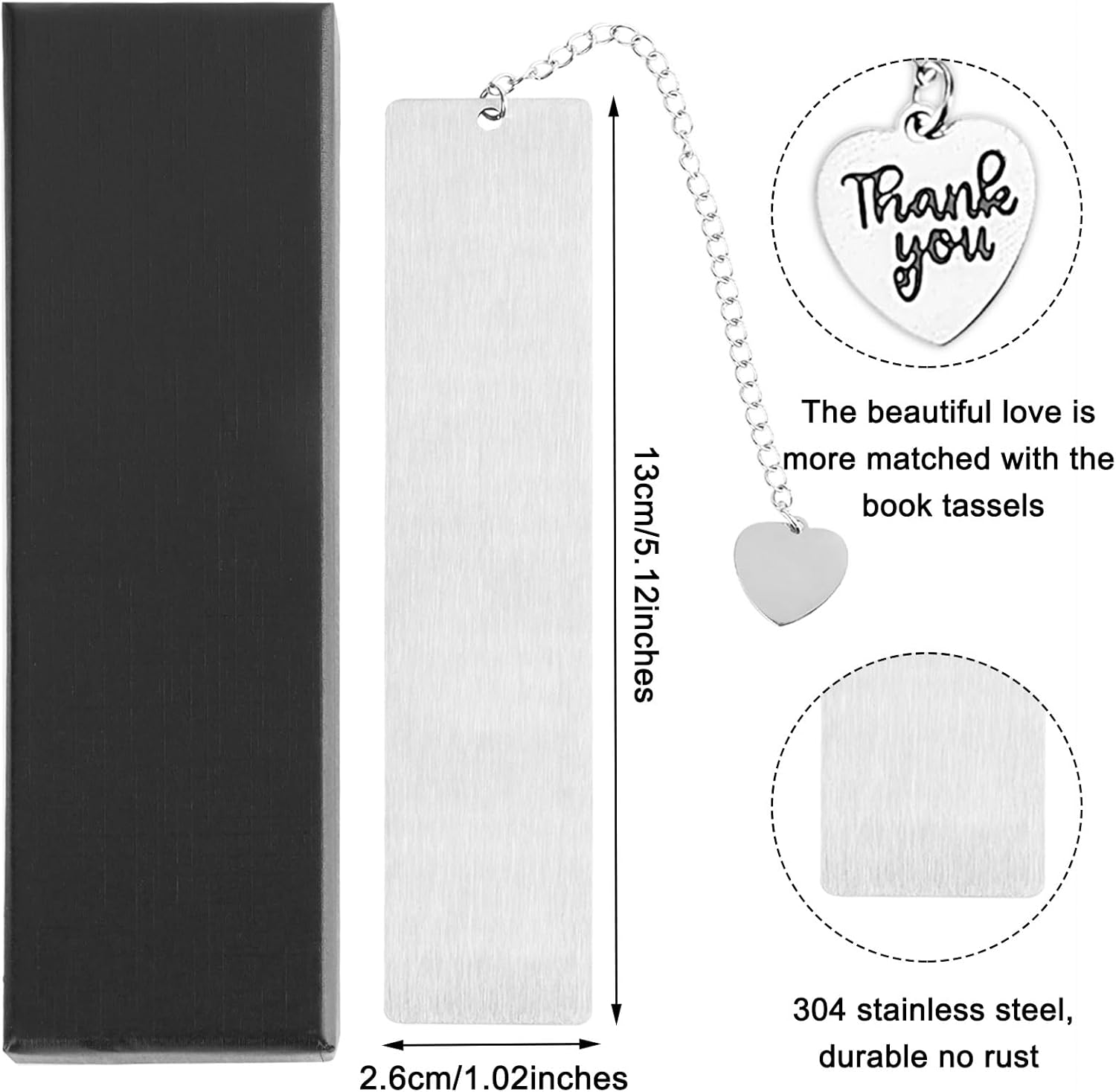 Ouligay Friend Bookmarks for Women Book Lovers Gifts Book Marks for Reading Women Long Distance Friendship Gift Best Friend Birthday Gifts for Bestie Bestfriend BFF Christmas Reader Books Club - Image 4
