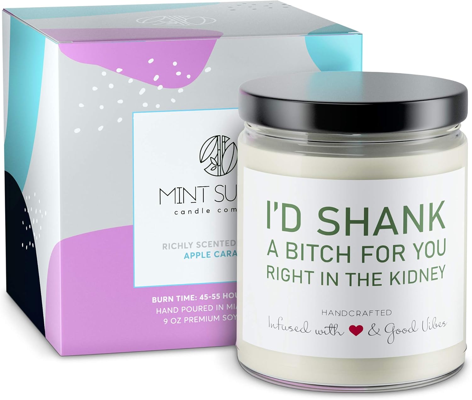 Best Friend Candle - Sister Candle - Funny Birthday Gifts for Women - Hand Poured in the USA - 9 oz - Bestie Gift - Cotton Wick, Cute Christmas Friendship Gifts Ideas, Valentines Day - Image 6