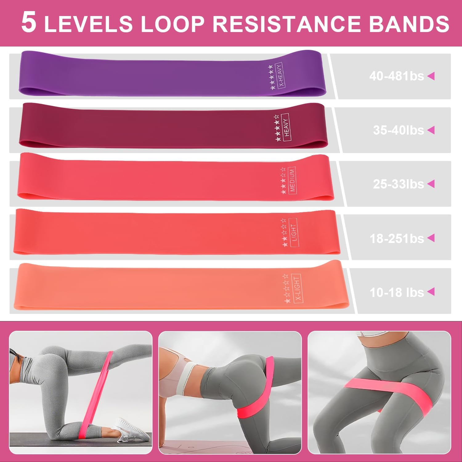 Home Pilates Essentials Kit for Women - Complete Set with 9" Yoga Ball, Figure 8 Resistance Band, Pilates Bands, Accessories, and Pilates Ring - Perfect for Beginners Home Workouts - Image 5