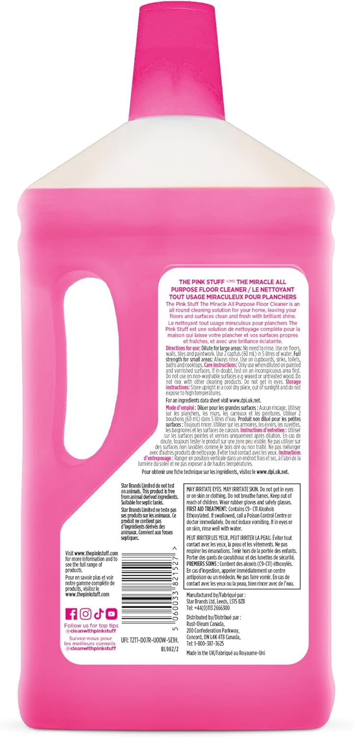 Stardrops - The Pink Stuff - The Miracle All Purpose Floor Cleaner 33.8fl oz - Image 2