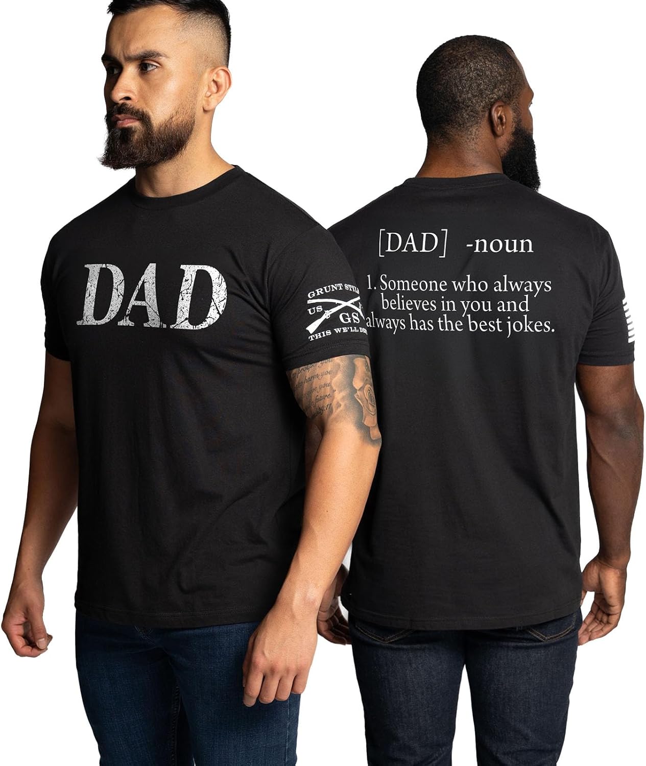 Grunt Style Dad Defined Men's T-Shirt - Image 4