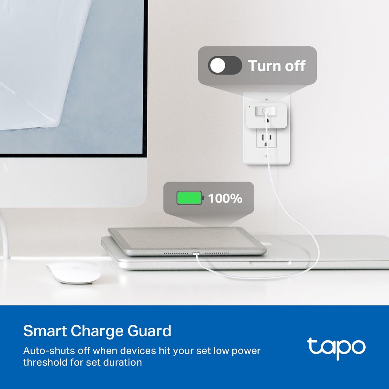 TP-Link ๐ง๐ฎ๐ฝ๐ผ Smart Plug Wi-Fi Mini, Energy Monitoring, Compatible with Alexa & Google Home & Samsung SmartThings, Timer, 15A/1800W Max, ETL Certified, 2.4G Wi-Fi Only, Tapo P115(2-Pack) - Image 4