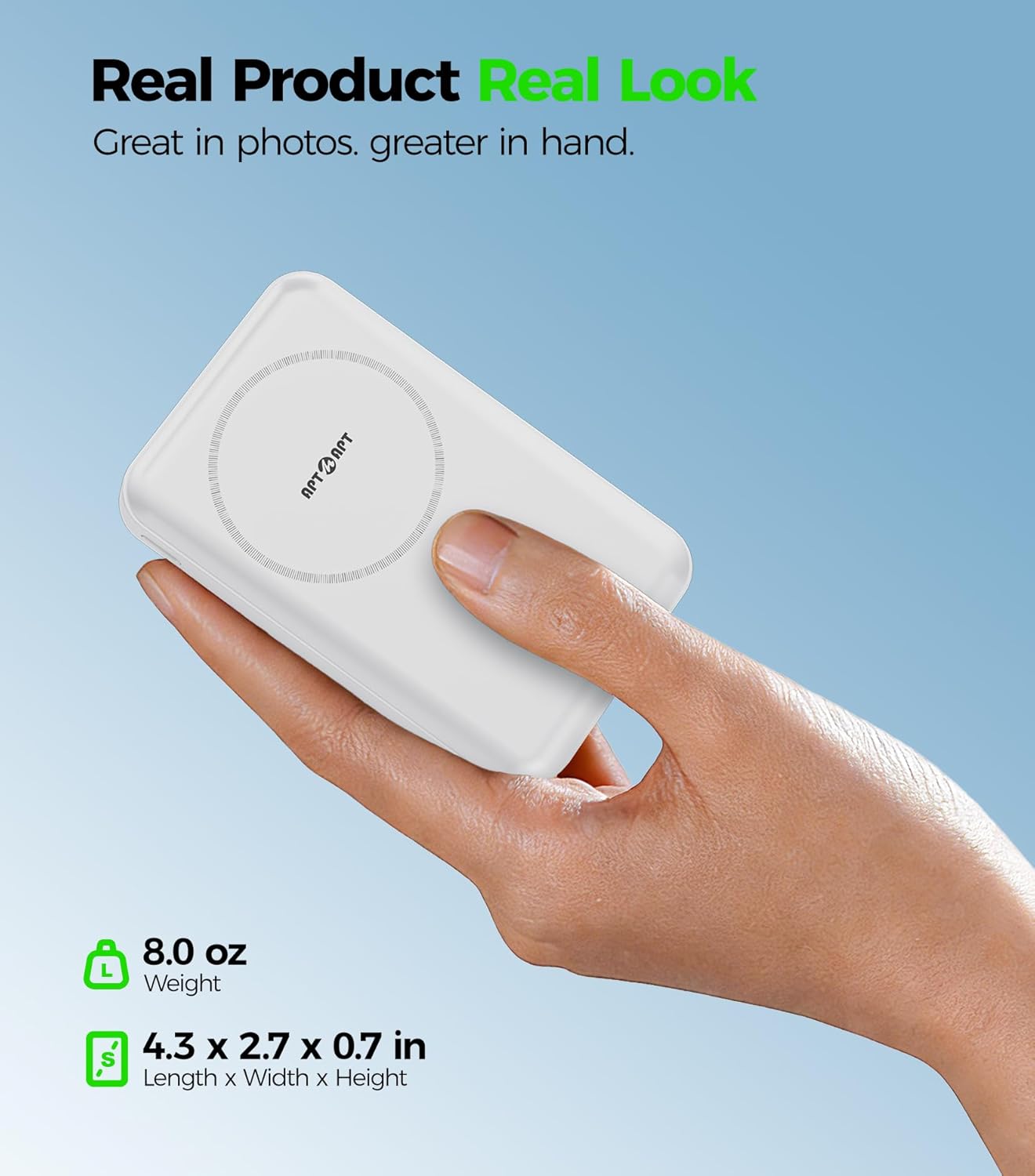 Magnetic Portable Charger,10000mAh MagSafe Power Bank Fast Charging with Stand,3 in 1 Travel Essential Wireless Charger Station for iPhone 17/16/15/14/13/12,Apple Watch,Airpods,White - Image 7