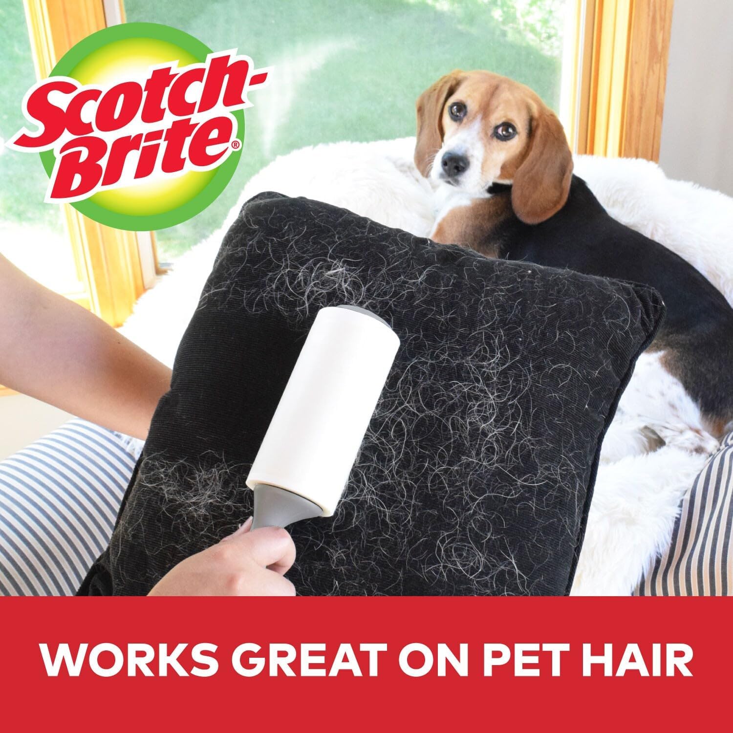 Scotch-Brite Lint Roller, Works Great on Pet Hair, 60 Sheets (Pack of 1) - Image 6