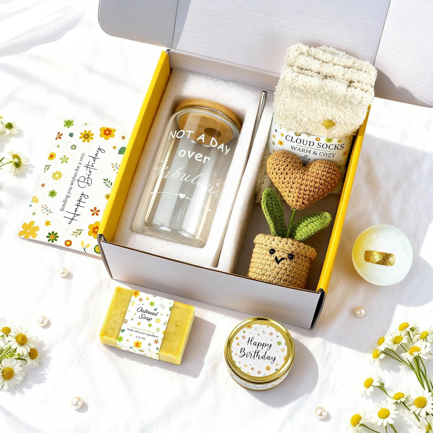 JOYOFUN Birthday Gifts for Women,Gift Baskets for Women Relaxing Gift Set Birthday Presents Female Friendship Gifts Box for Best Friend Bestie Girlfriend - Image 9