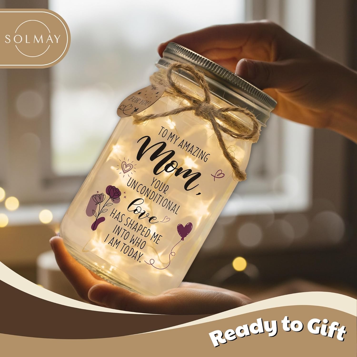SOLMAY Mom Gifts from Daughter or Son – “To My Mom” Sentimental Keepsake, Birthday Gifts for Mom, Mothers Day Gift Ideas for Mother, Meaningful Present for Women, Mothers Day Gift For Mom - Image 2