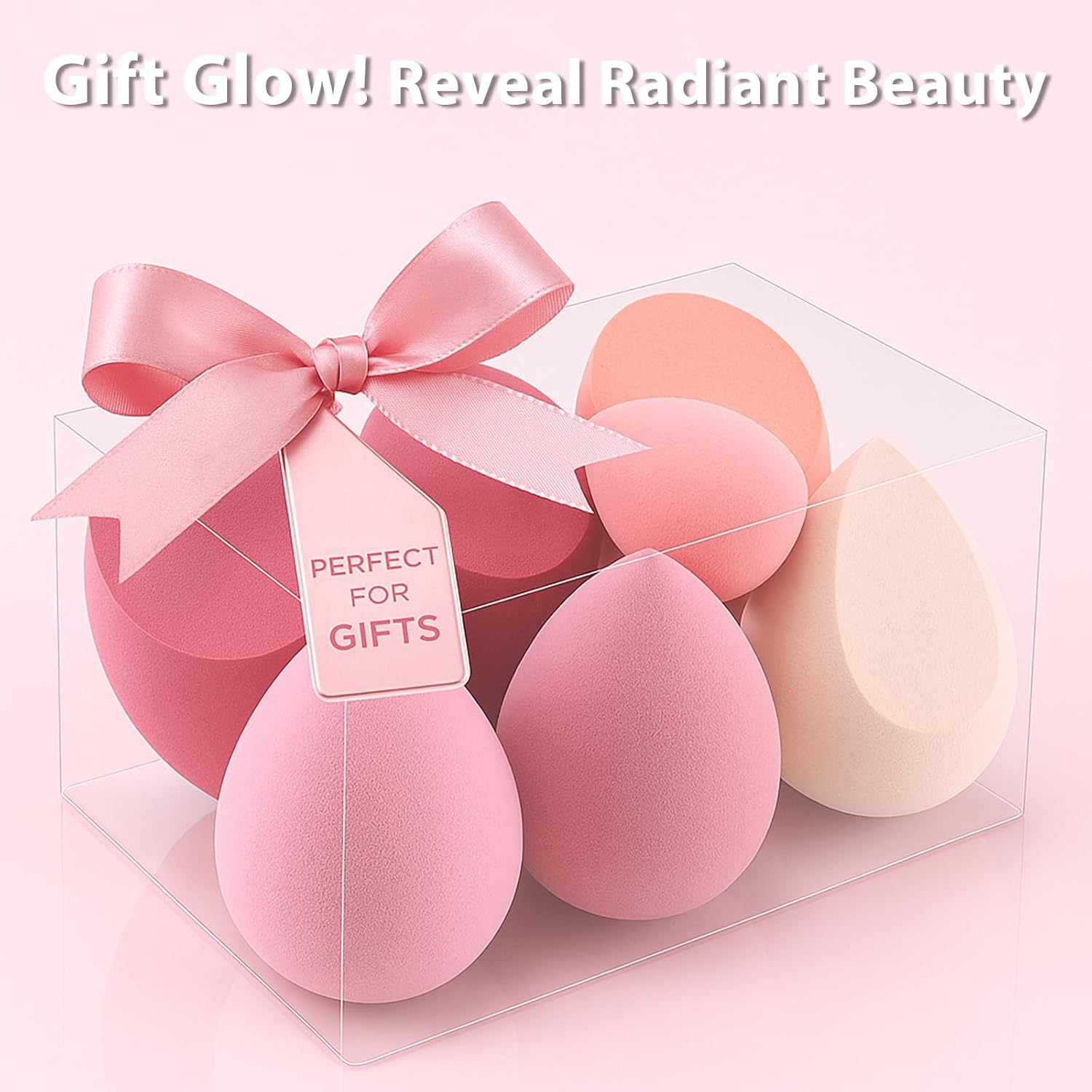 Makeup Sponge Set Foonbe Blender Sponges 7 Pcs for Liquid, Cream, and Powder, Latex Free, Multi colored Beauty Sponges with 1 Mini Sponge, Vegan & Cruelty-Free - Image 7