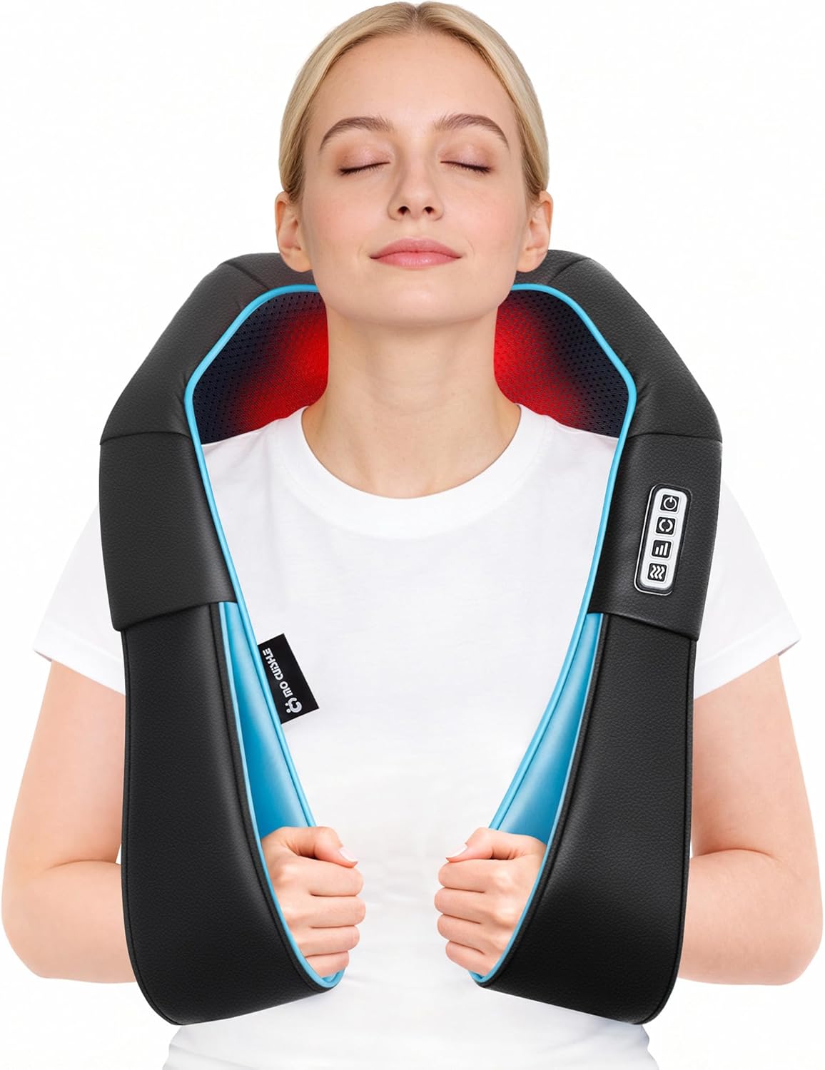 Mo Cuishle Shiatsu Neck Massager for Pain Relief – Deep Kneading Back Shoulder Massage with Heat – Ideal for Valentine’s Day, Christmas, Mother's Day, Father's Day, Gifts for Men Women Mom Dad Her Him - Image 2