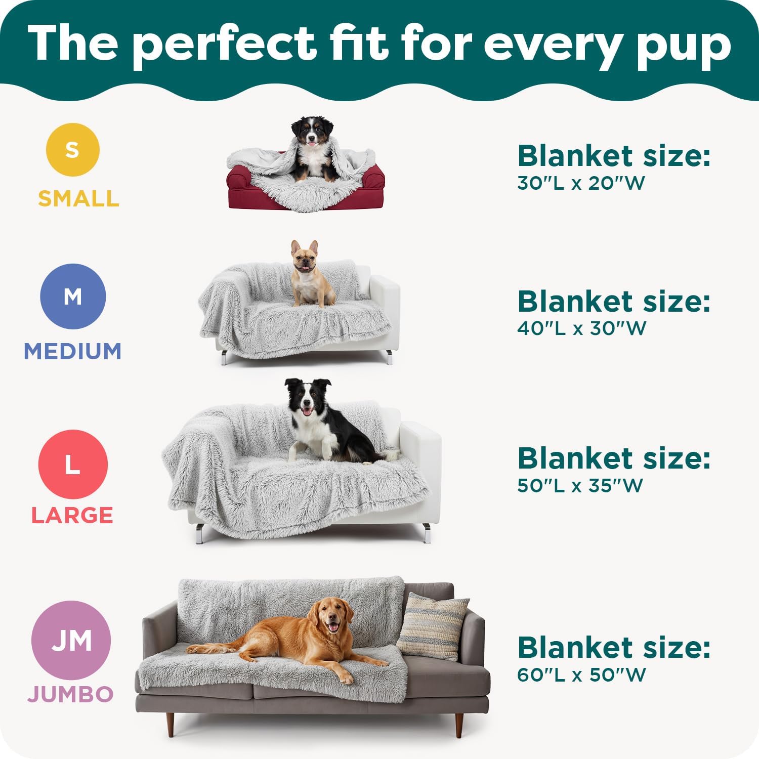 FurHaven Waterproof Throw Blanket for Dogs & Indoor Cats, Reversible Protective Pet Blanket, Medium, Long Faux Fur & Velvet, Driftwood - Image 6