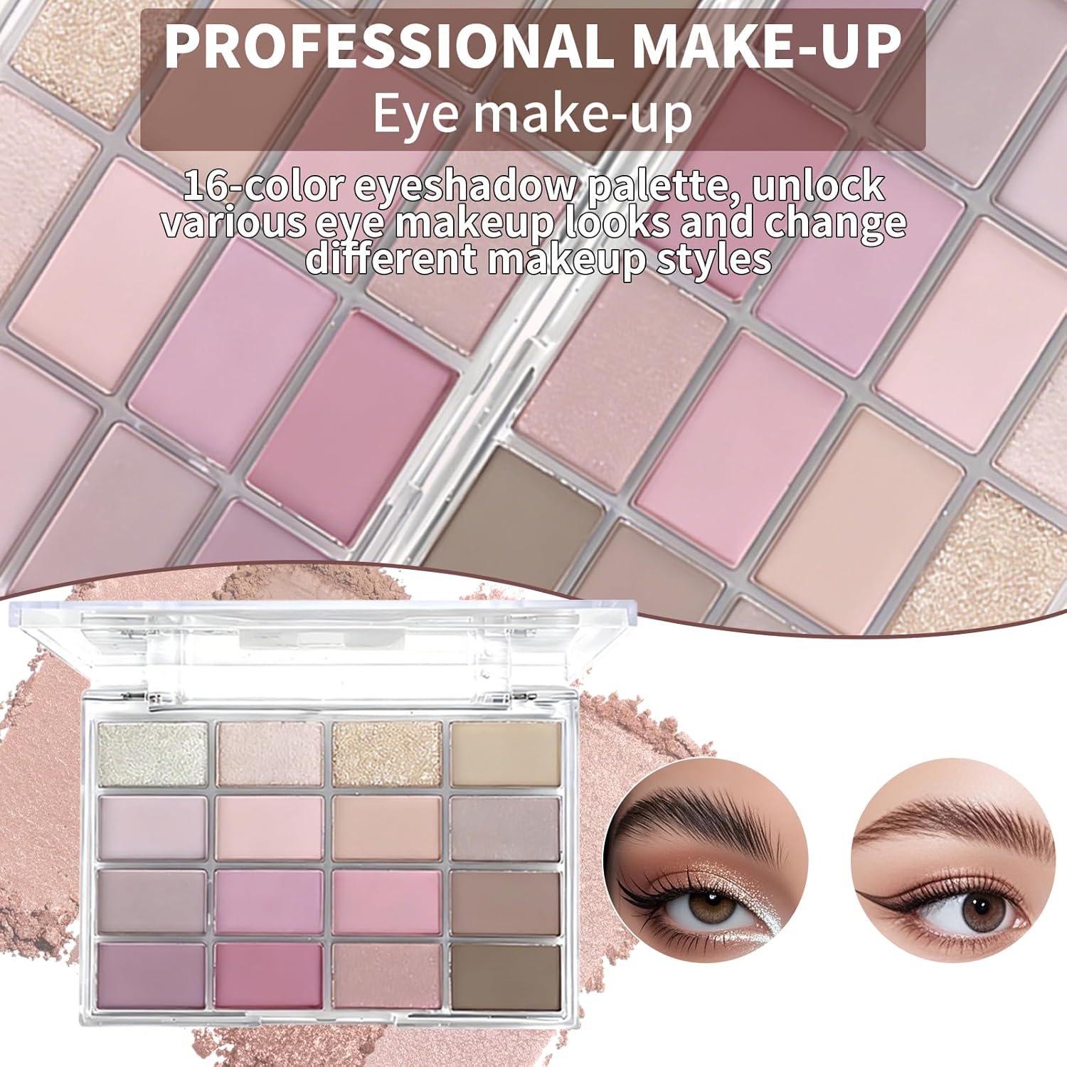 Makeup Kit for Women Full Kit Makeup Set for Teen Girls All In One Makeup Set Includes Foundation Eyeshadow Palette Lipgloss Eyeliner Stick Cosmetic Brush Set - Image 3