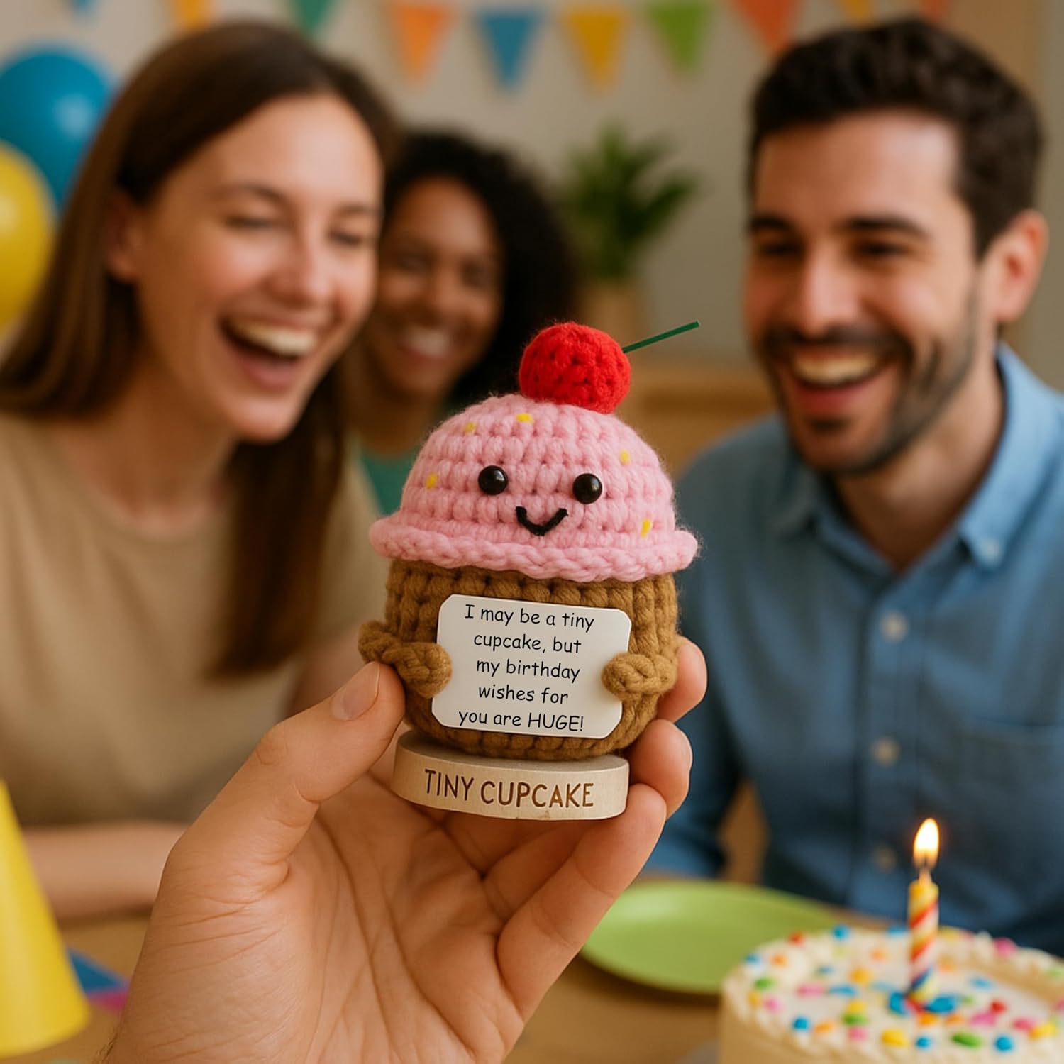 Happy Birthday Gift for Women - 30 Sweet Bday Cards by The Tiny Cupcake Crochet - 16th, 21st, 25 Year Old, 30th, 40th Birthday Present for Friends, Coworkers, Sister, Girlfriend, Daughter, Teen Girls - Image 7