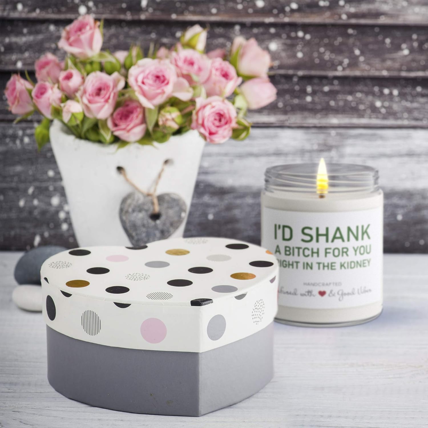 Best Friend Candle - Sister Candle - Funny Birthday Gifts for Women - Hand Poured in the USA - 9 oz - Bestie Gift - Cotton Wick, Cute Christmas Friendship Gifts Ideas, Valentines Day - Image 7