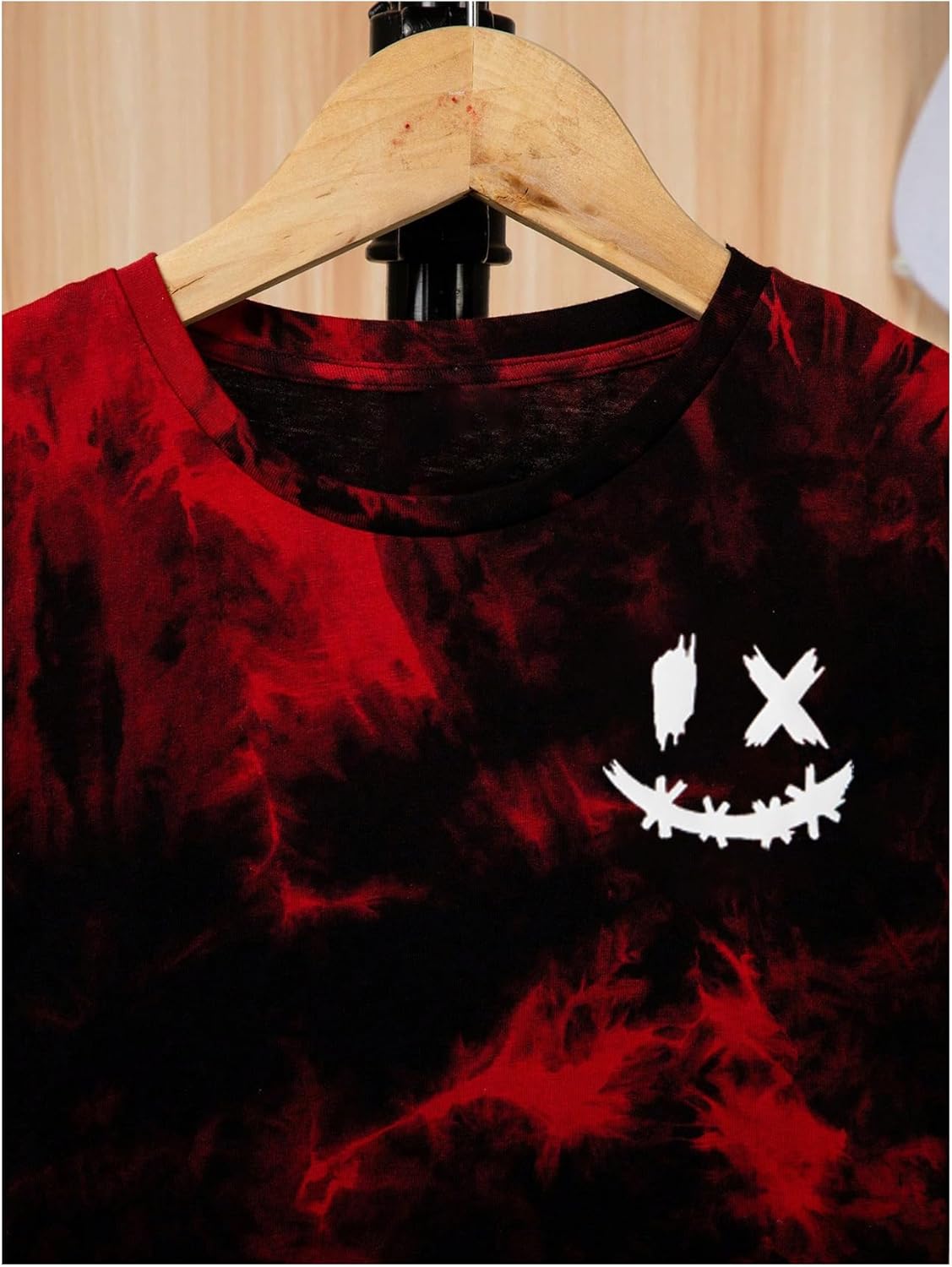 SOLY HUX Boy's Tie Dye Graphic Print T Shirts Short Sleeve Drop Shoulder Summer Tee Tops - Image 4