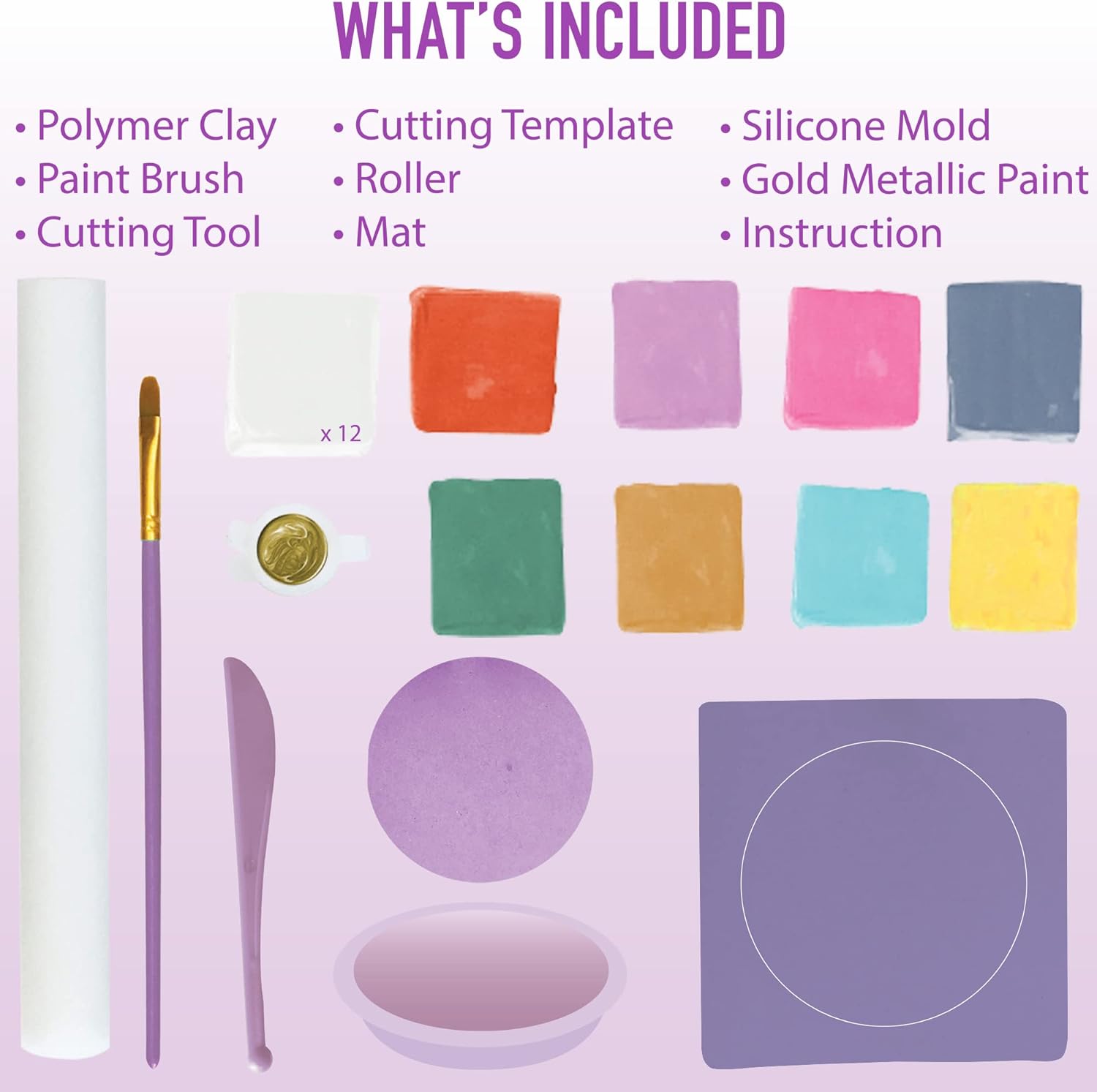 JOiFULi Make Your Own Clay Jewelry Bowls Arts and Crafts Kit for Girls Kids Ages 8 9 10 11 12 Years Old - Image 2