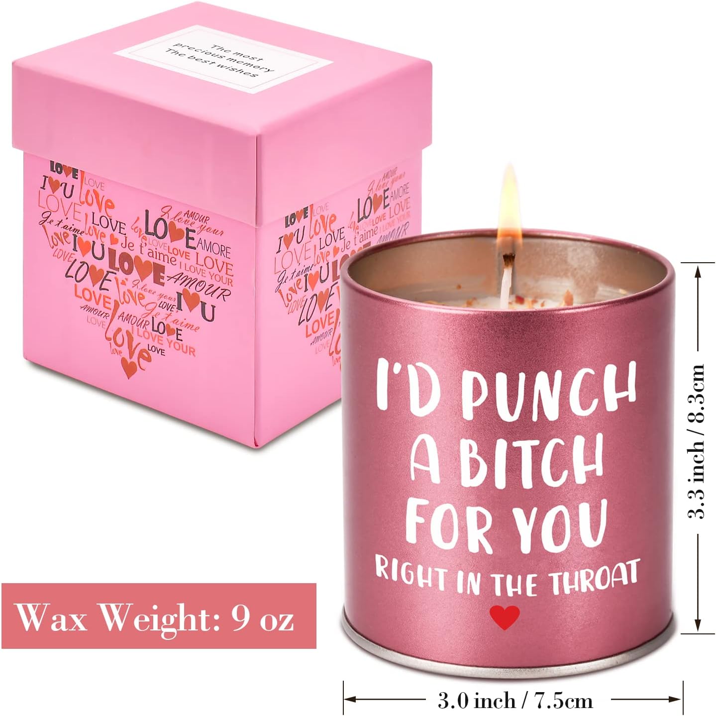 Mothers Day Gifts for Mom Women Scented Candle: Birthday Gifts Girlfriend Wife Sister Galentines Christmas Stocking Stuffers White Elephant Valentines Day for Her Anniversary Friendship Funny Gift - Image 2