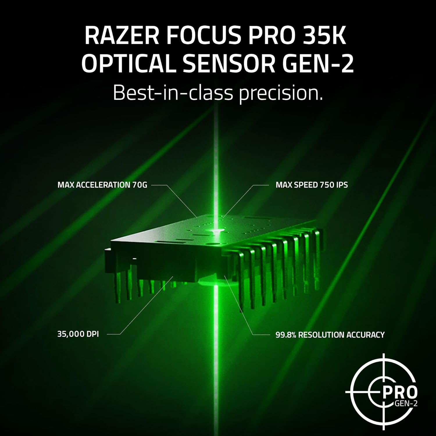 Razer Viper V3 Pro Wireless Esports Gaming Mouse: Symmetrical - 55g Lightweight - 8K Polling - 35K DPI Optical Sensor - Gen3 Optical Switches - 8 Programmable Buttons - 95 Hr Battery - White - Image 4