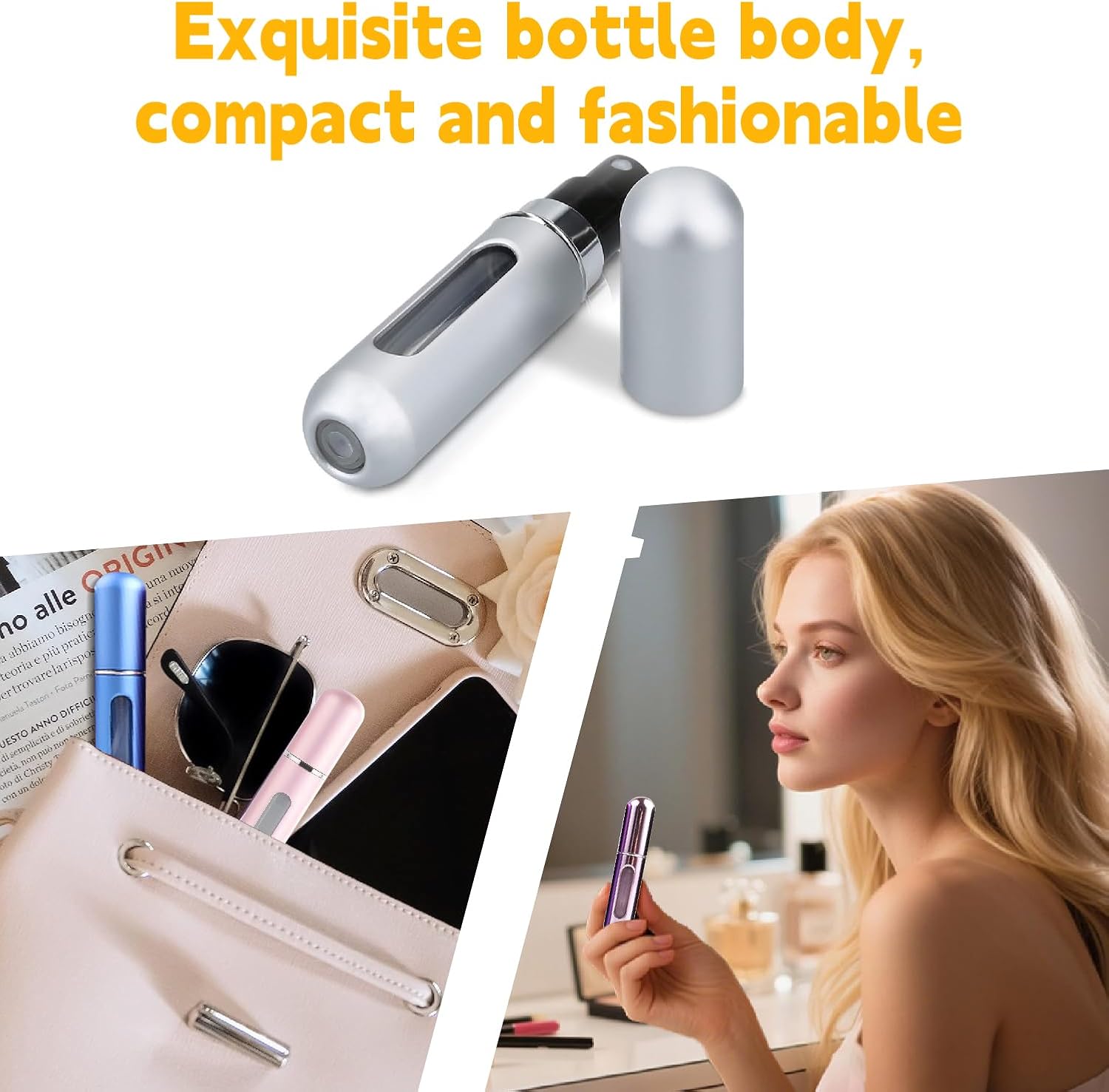Perfume travel refillable,6Pcs 5ml Mini perfume bottle,Portable perfume bottles refillable for Women Men Small Mister Spray Bottle, for Travel and Outgoing - Image 7