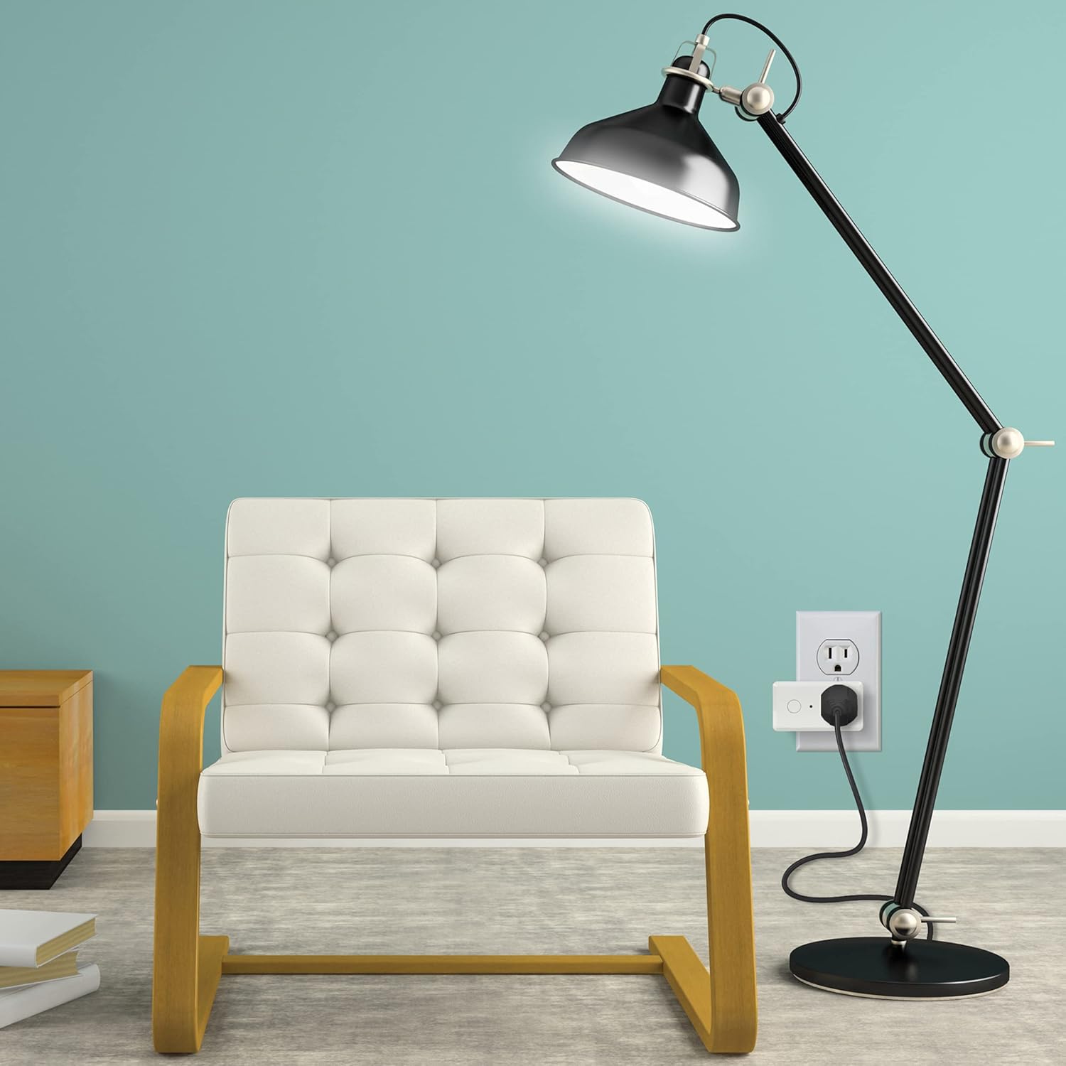 Feit Electric Smart Wi-Fi Plug, Works with Alexa and Google Home, No hub Required, 2.4 Ghz Network Only, Remote Control from Anywhere 15 Amp, Indoor Outlet for Home Appliances - Image 4