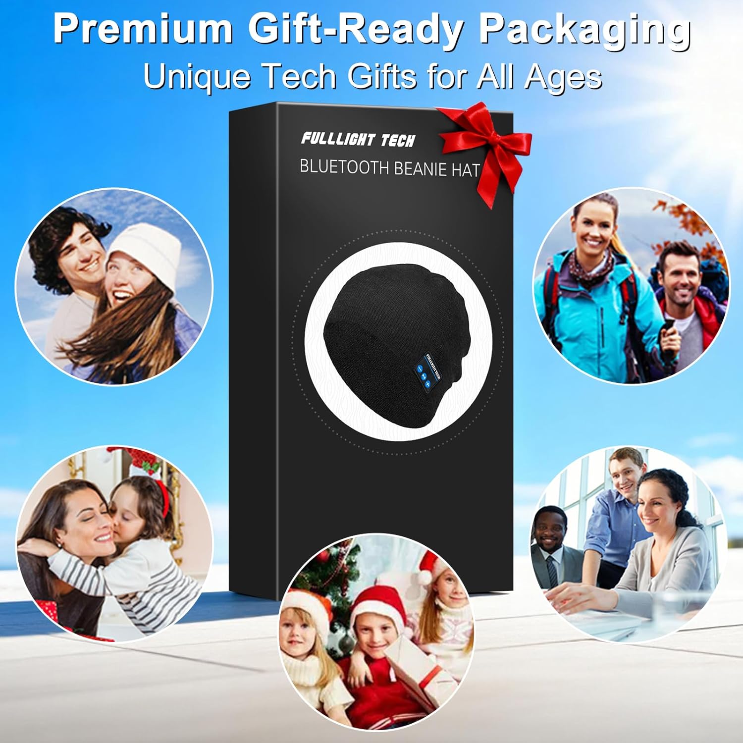 Bluetooth Beanie Hat Headphones Unique Tech Gifts Stocking Stuffer - Image 6