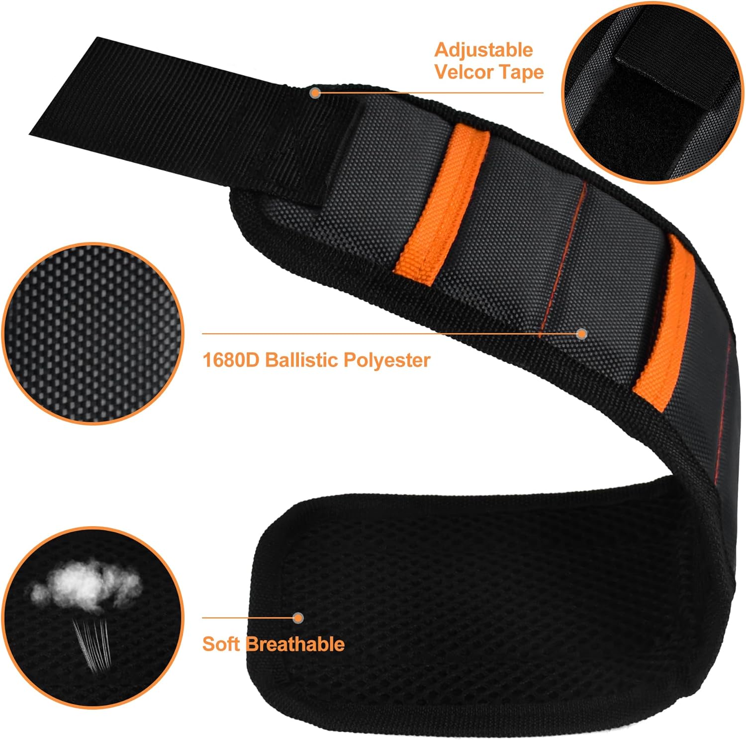 Magnetic Wristband Gifts for Men Dad - Tools for Holding Screws Nail Drill Bits, Cool Gadgets Valentines Day Gifts for Boyfriend Husband Grandpa on Galentines Christmas Birthday Stocking Stuffers - Image 2