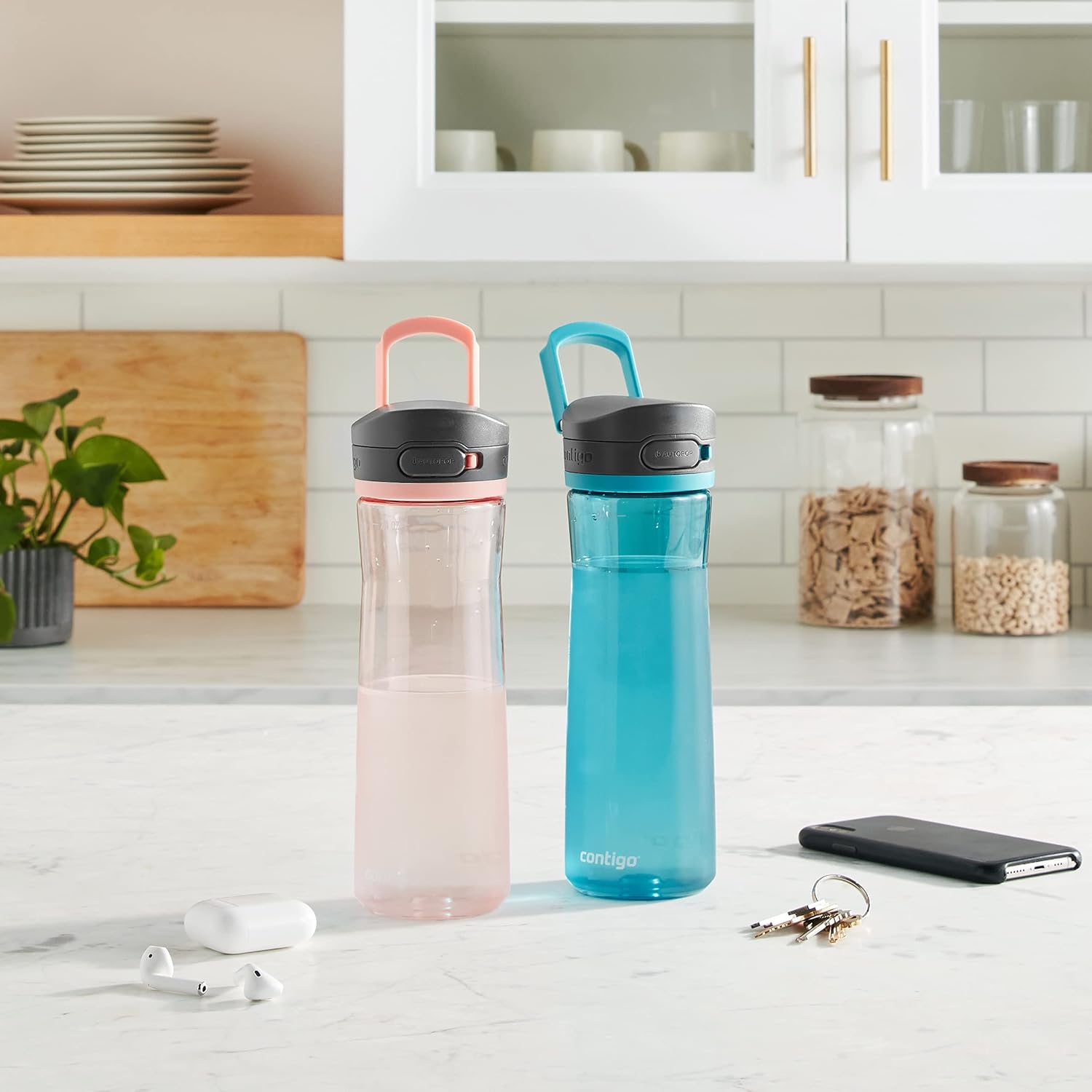 Contigo Jackson 2.0 Tritan Water Bottle with AUTOPOP Lid 24 Oz. 2- Pack - Image 4