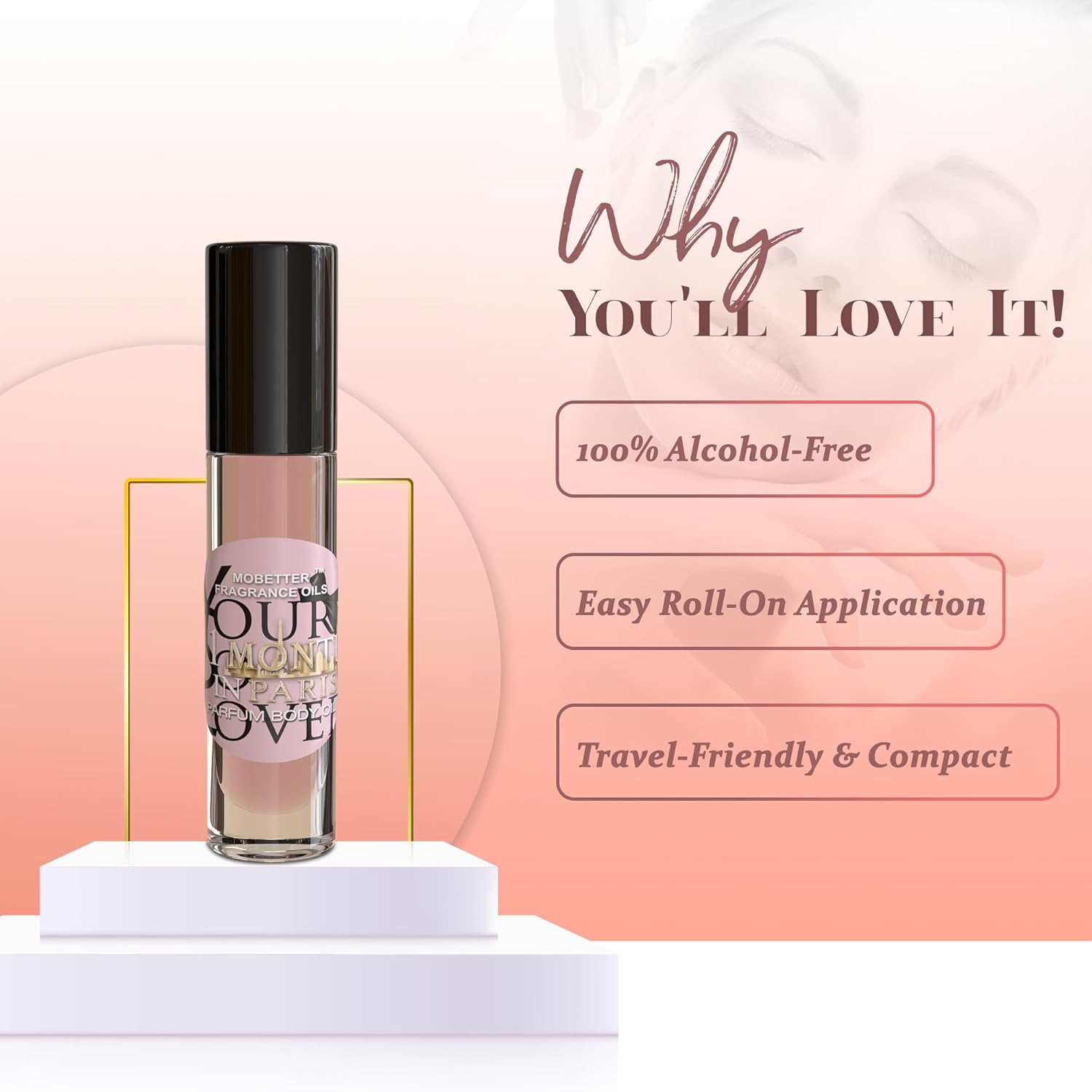 MOBETTER FRAGRANCE OILS Your So Loved 1 Month In Paris Women Perfumed Fragrance Body Oil - Image 4