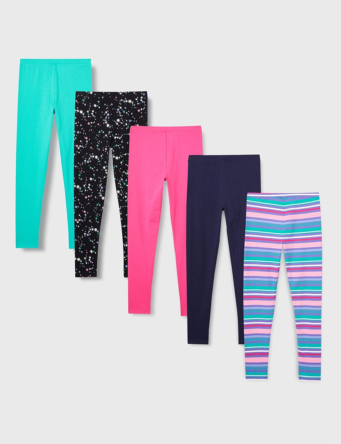 Amazon Essentials Girls and Toddlers' Cotton Stretch Leggings - Image 4