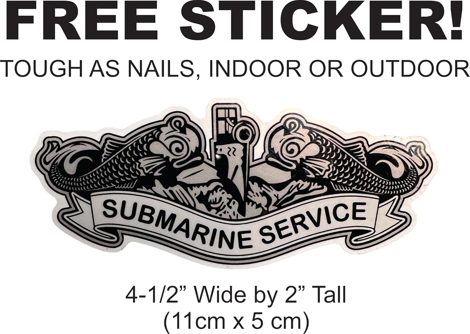 Hawkins U.S. Submarine Service Veteran Hat Black with Free Sticker - Image 2