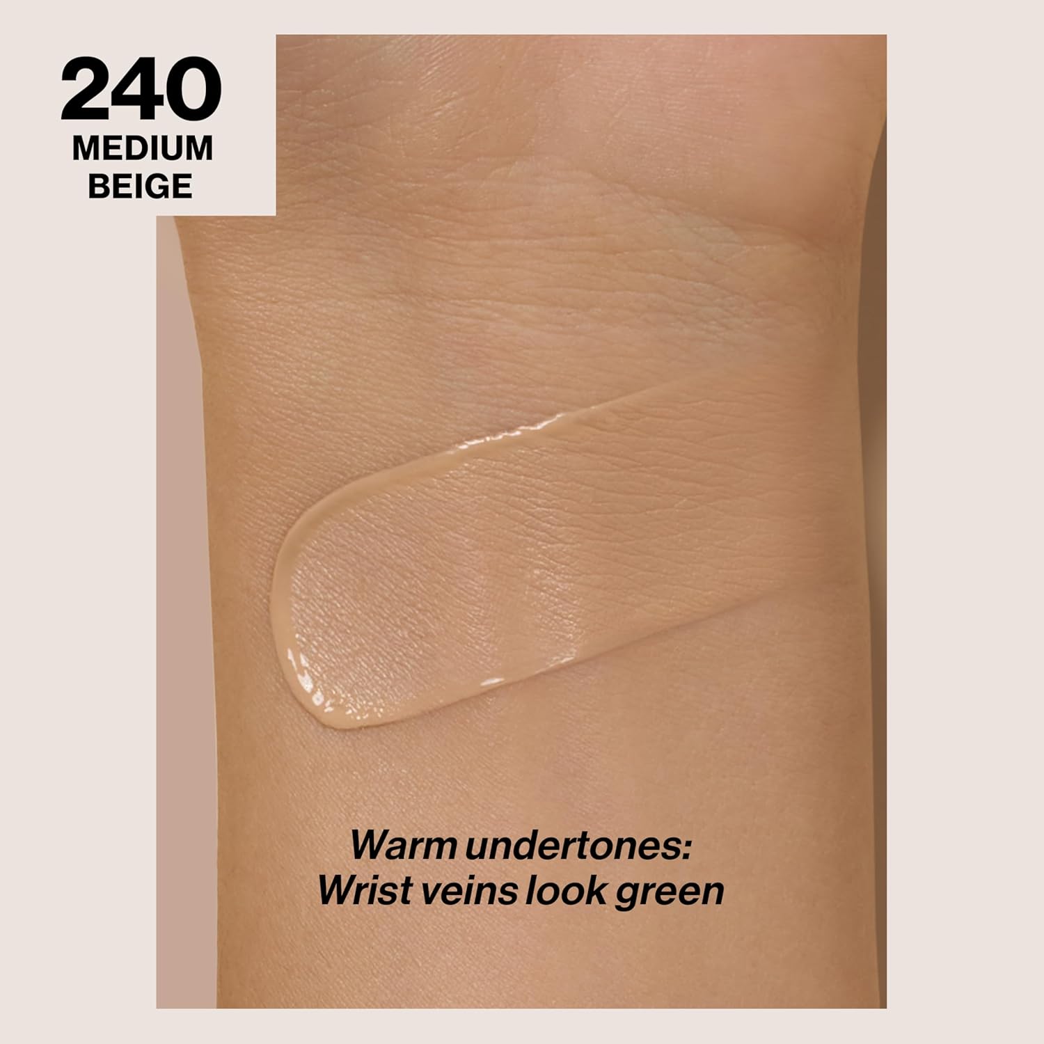 Revlon Liquid Foundation, ColorStay Face Makeup for Combination & Oily Skin, SPF 15, Medium-Full Coverage with Matte Finish, 240 Medium Beige, 1 Fl Oz - Image 2