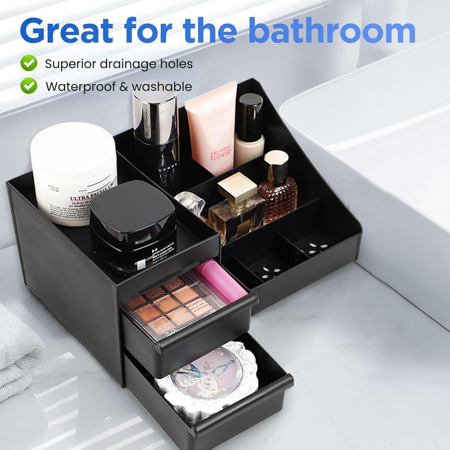 Mens Organizer,Perfume Organizer,Cologne Stand,Cologne Shelf,Perfume Stand,Bathroom Countertop Storage,Shelf for Bathroom Counter,Mens Dresser,Men Bedroom,Bathroom Organizers And Storage,Gifts For Men - Image 6
