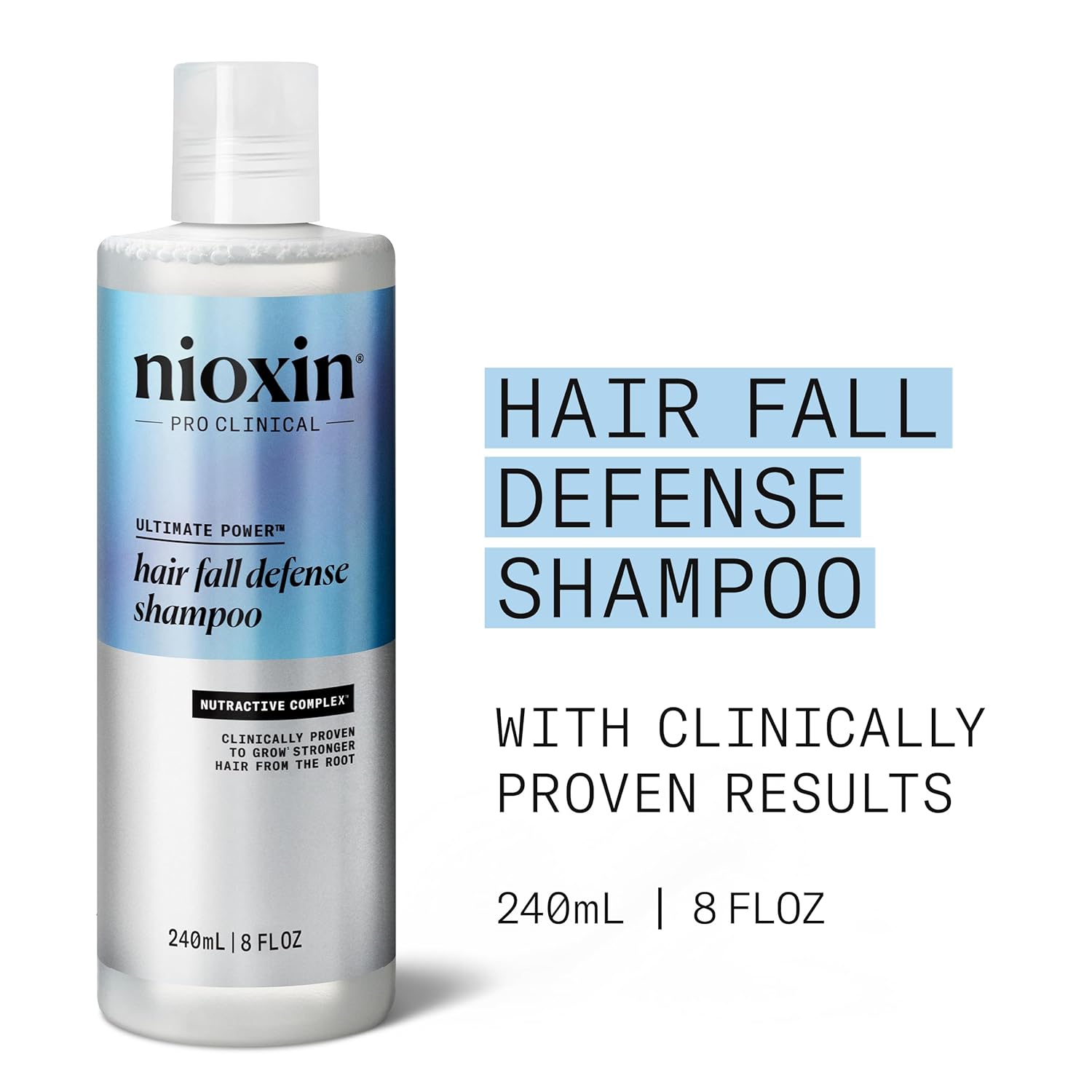 Nioxin Hair Fall Defense Shampoo | Activates Hair Follicles for Visibly Less Hair Loss| With Lauric Acid, Caffeine, Niacinamide and Sandalore - Image 2
