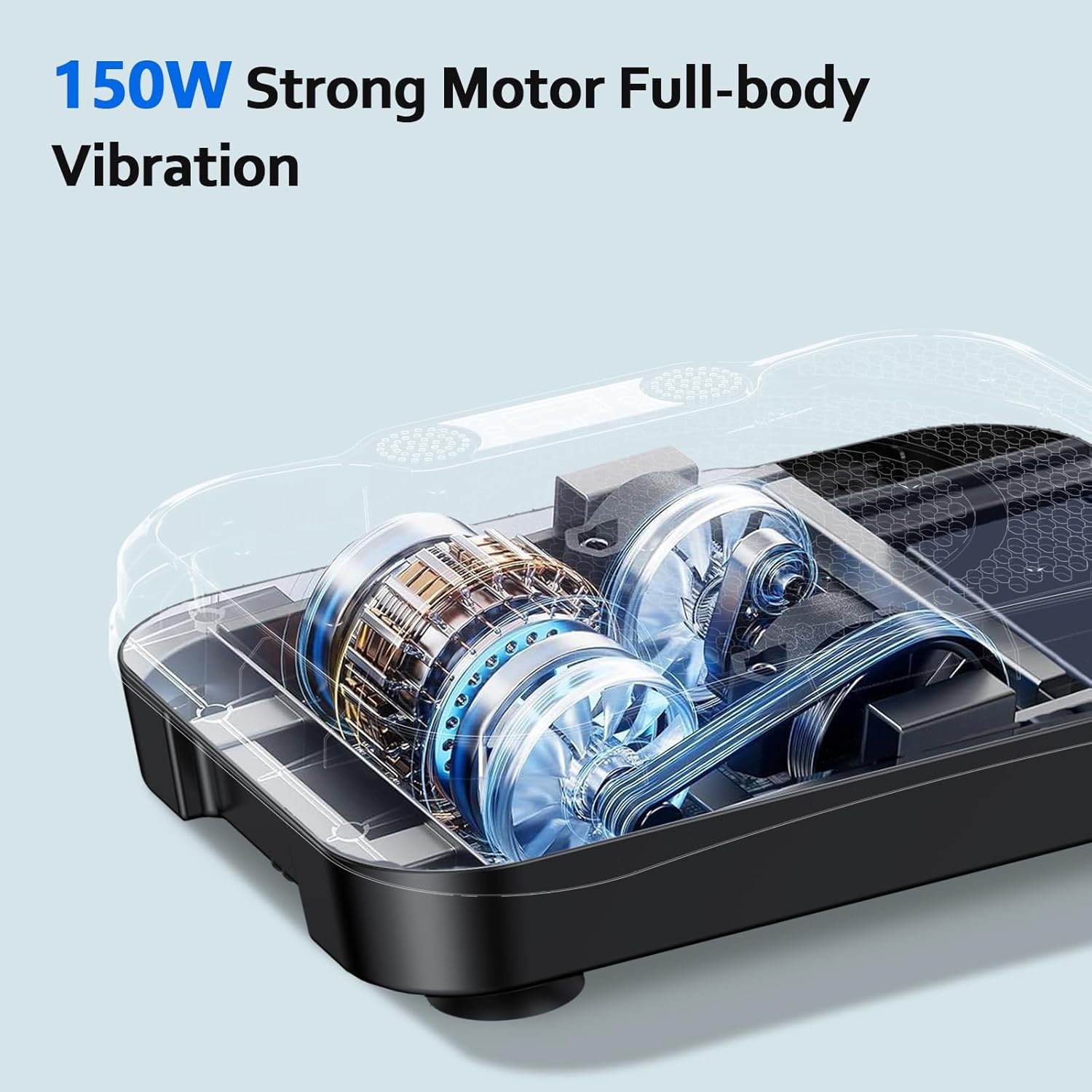 Vibration Plate Exercise Machine for Lymphatic Drainage, Vibration Platform for Weight Loss, 400 Lbs Capacity Shake Plate Full Body Workout Vibrate Fitness Platform for Home Women Men - Image 3