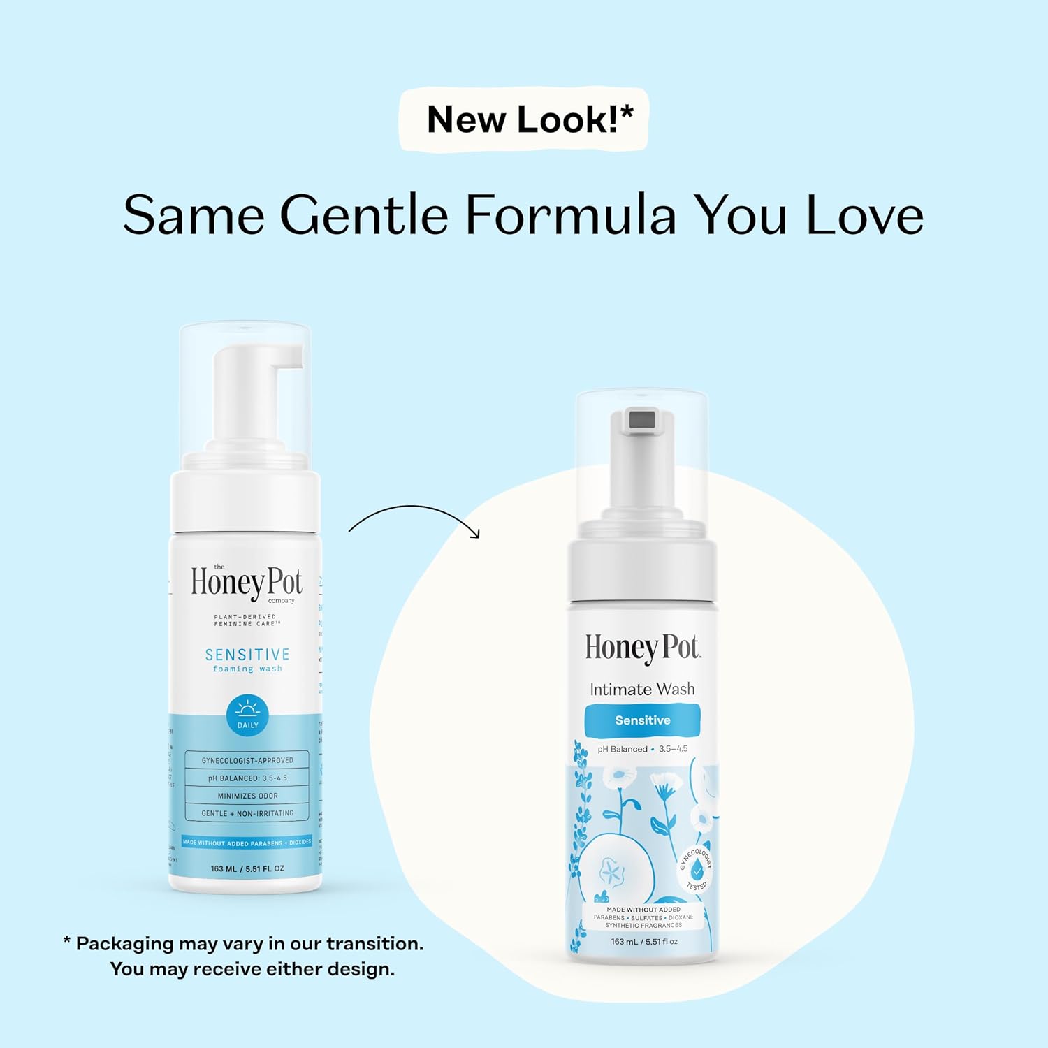 The Honey Pot Company - Sensitive Feminine Wash - Herbal Infused - PH Balanced Plant Based Natural Hygiene Products - 5.51 Fluid Oz - Image 2