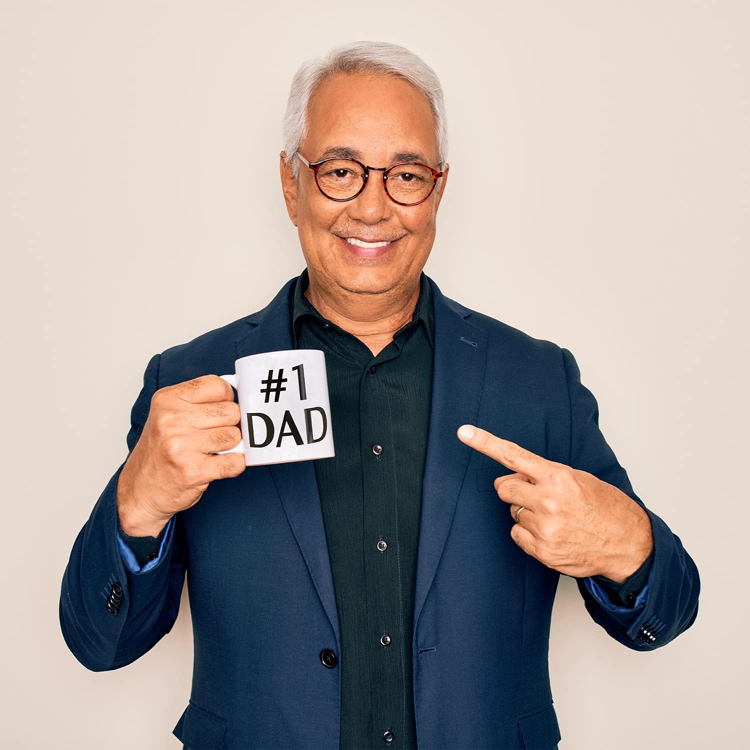 Zenply Best Dada Mug, Dad Coffee Mug, 11 oz, Funny Coffee Mugs Novelty, Dad Christmas Gifts for Father Birthday Presents for Dada Husband Grandpa From Daughter Son Wife, Printed on Both Sides - Image 5