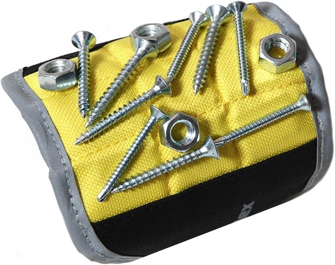 Stocking Stuffers for Men Christmas 2025 – Magnelex Magnetic Wristband, Christmas Gift for Dad, Husband, Boyfriend – Handyman Gadget to Hold Screws, Nails, Drill Bits – Holiday Gift Idea for Him