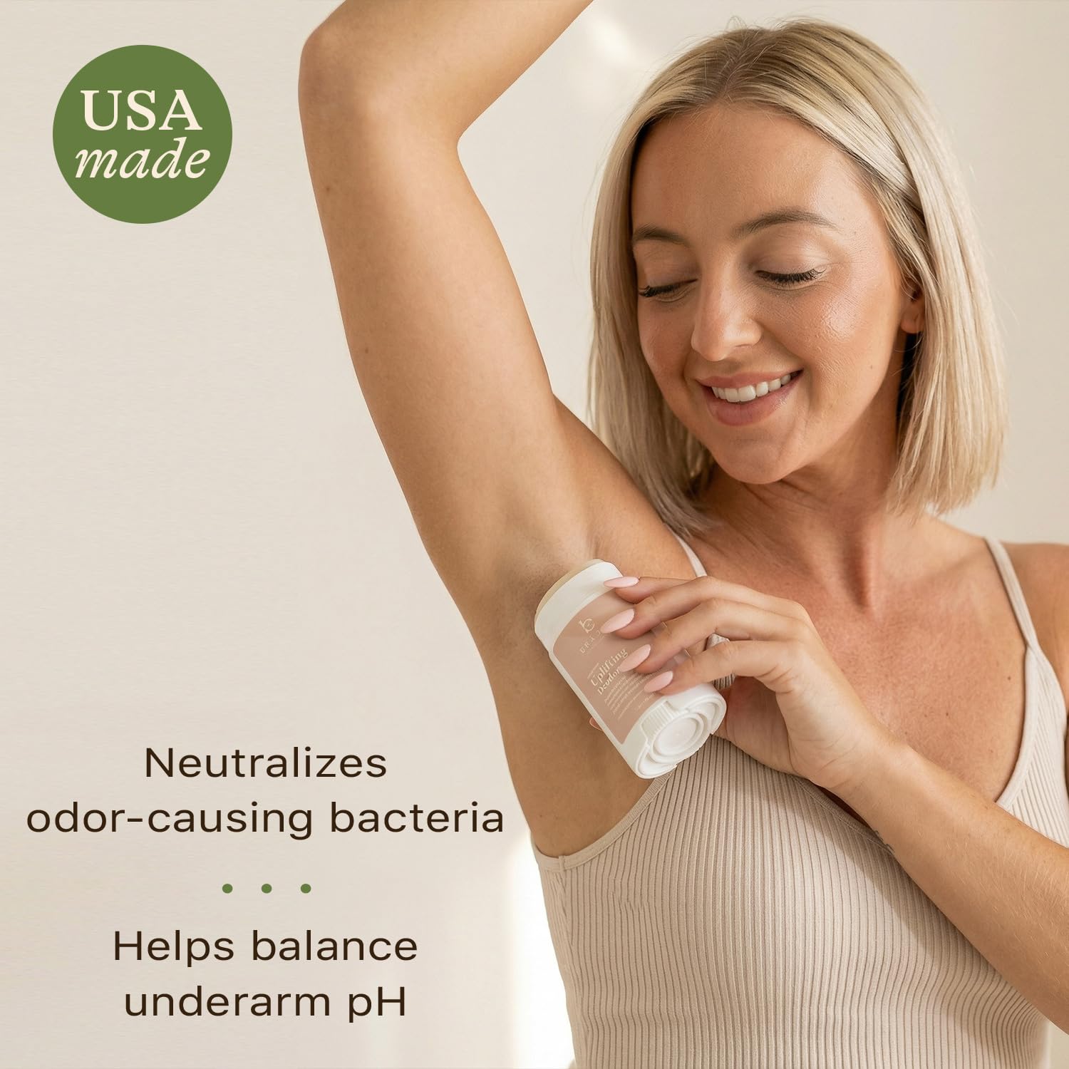 Aluminum Free Deodorant for Women – USA Made Natural Magnesium Deodorant with 55% Organic Ingredients, Baking Soda Free, Long-Lasting All-Day Odor Protection, Non-Irritating for Kids & Sensitive Skin - Image 3