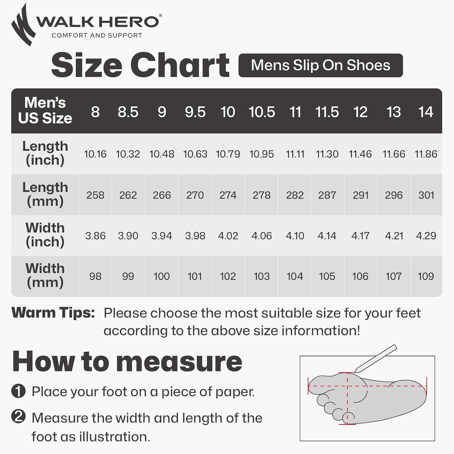 Mens Slip On Shoes, Canvas Mens Loafers with Arch Support, Orthopedic Mens Boat Shoes for Plantar Fasciitis, Indoor & Outdoor Walking Slippers Shoes for Pain Relief - Image 7