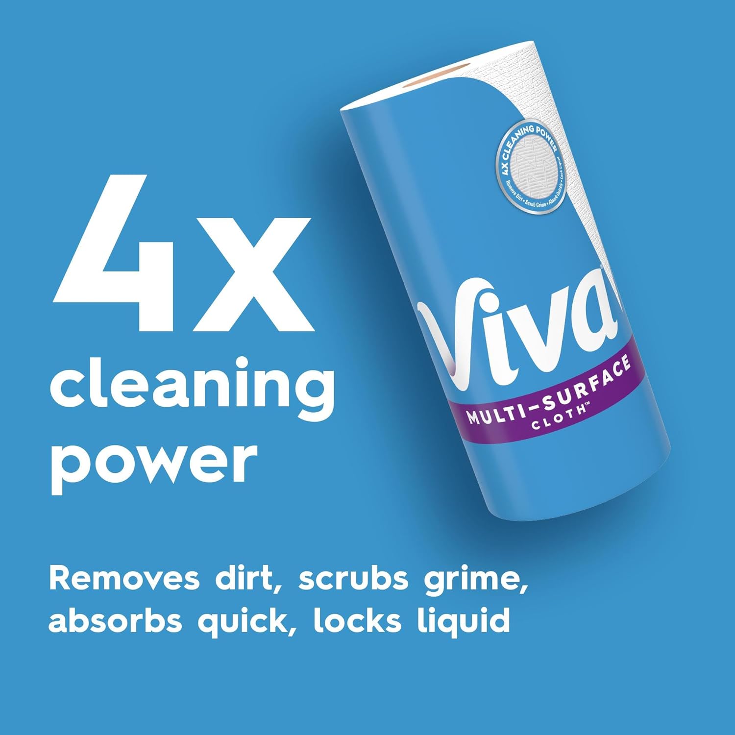 Viva Multi-Surface Cloth Paper Towels, Choose-A-Sheet Size, 12 Super Rolls, 81 Sheets per Roll (Packaging May Vary) - Image 3