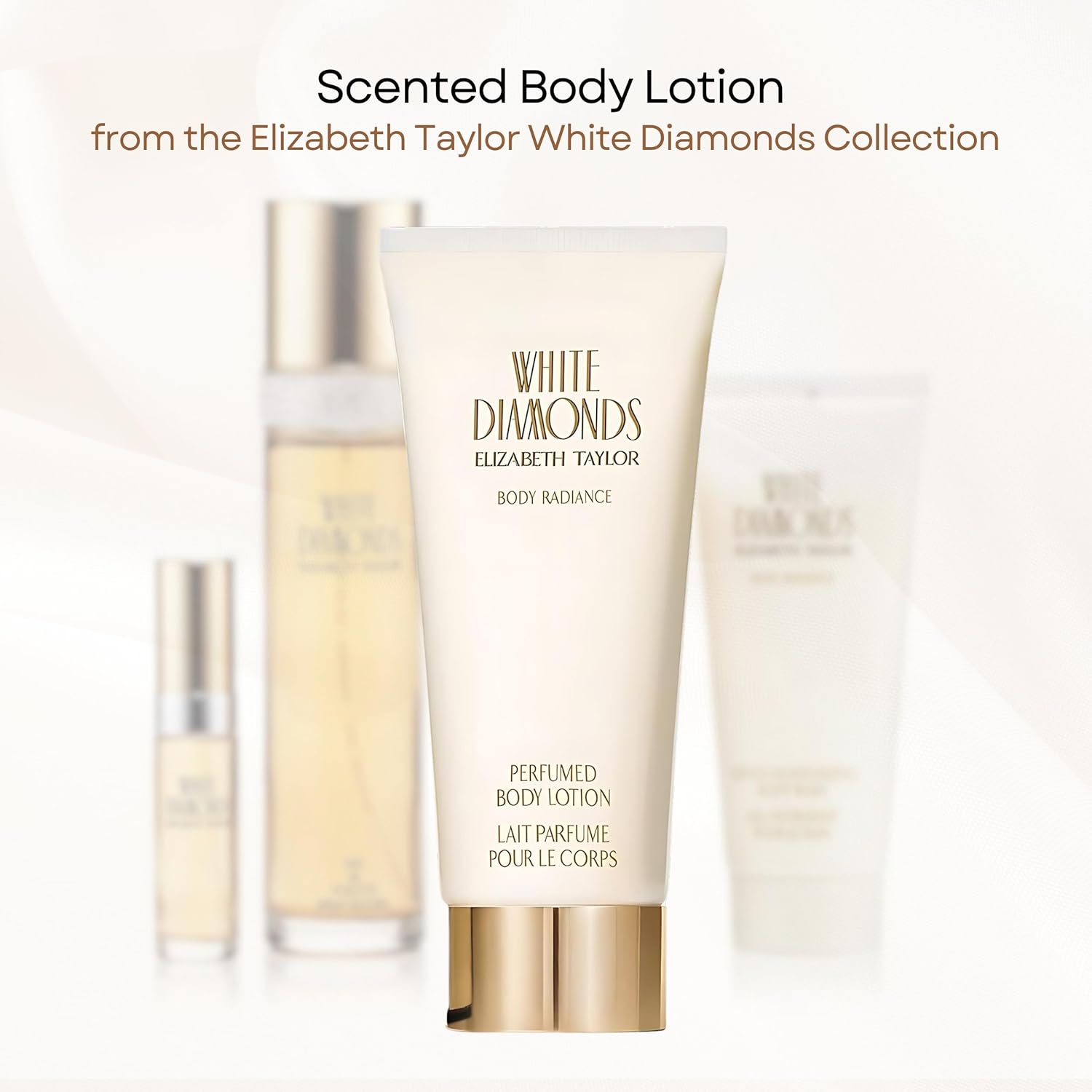 Elizabeth Taylor White Diamonds Women Body Lotion 3.3 oz - Image 6