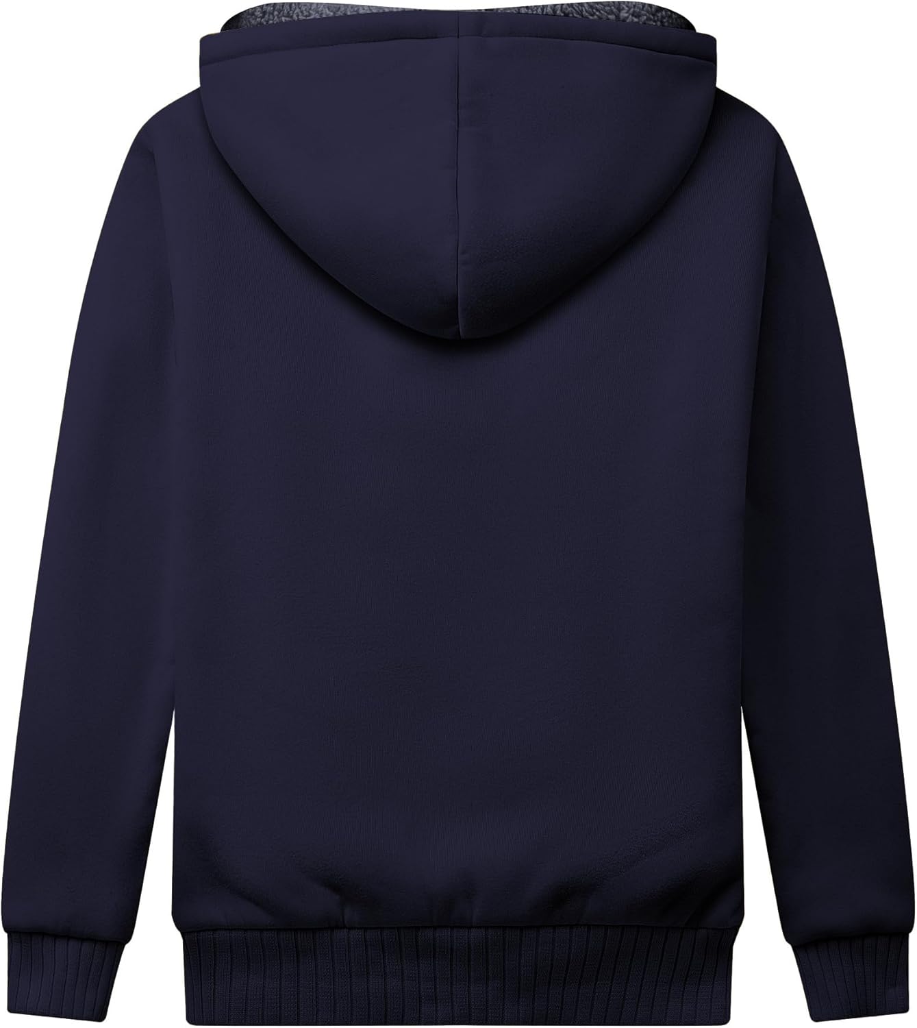 SWISSWELL Unisex Boys Girls Fleece Hoodie Sherpa Lined Jacket Zip Up Hooded Sweatshirt Winter Outerwear for Kids - Image 3
