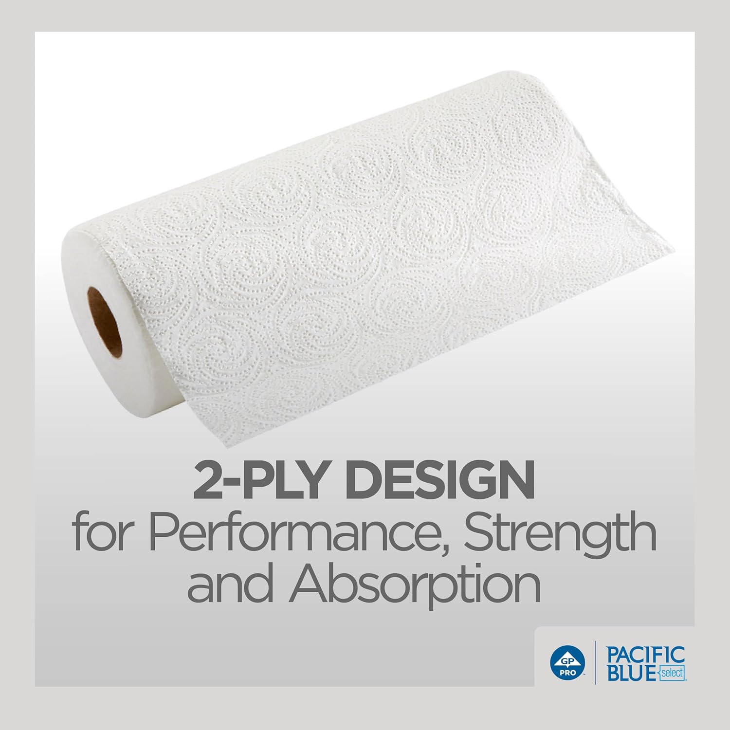 Georgia-Pacific Pacific Blue Select 2-Ply Perforated Roll Paper Towel, White, 85 Sheets Per Roll, 30 Rolls Per Case, 27385 - Image 7