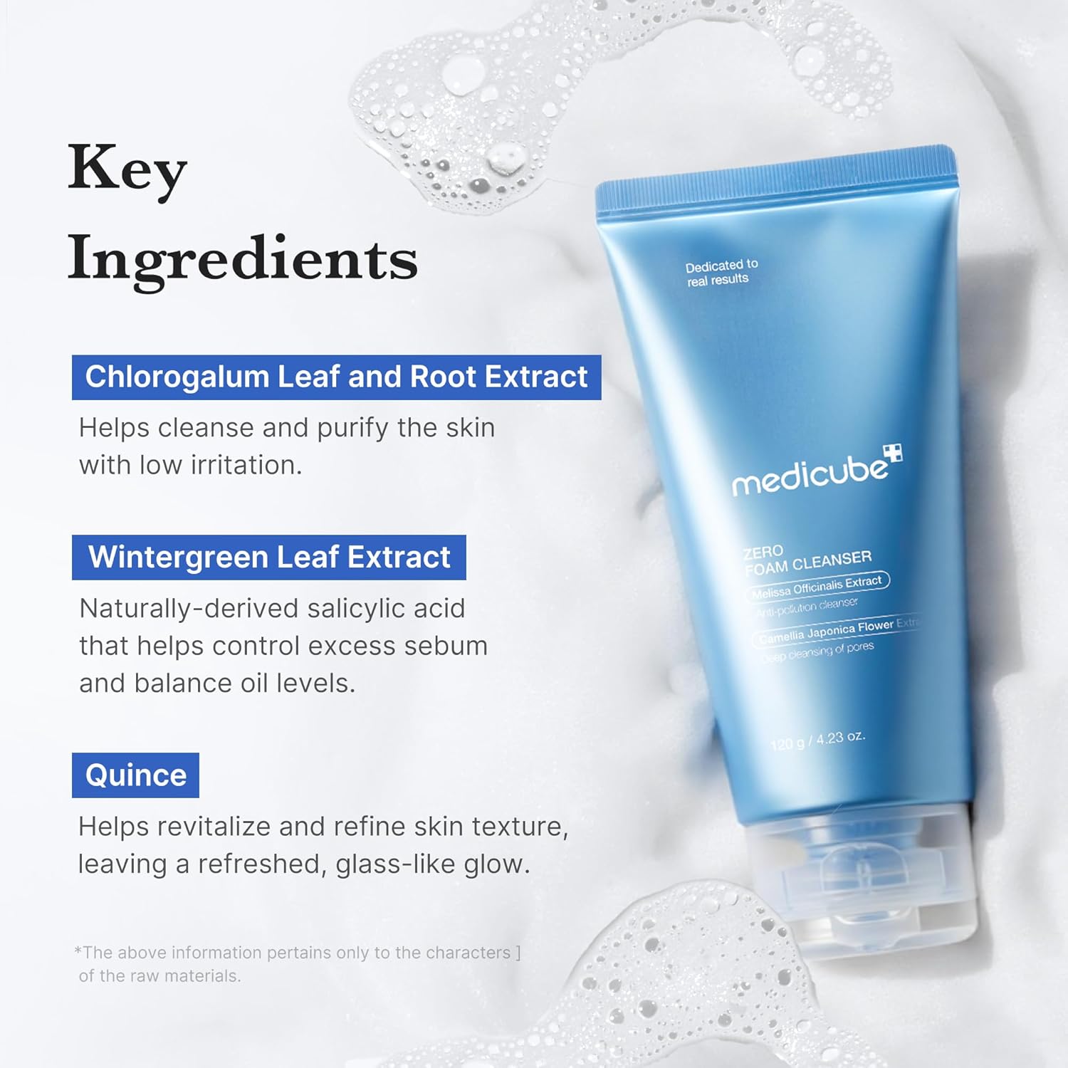 medicube Facial Cleanser Zero Foam Cleanser | Daily Gentle Cleansing Foam for Sensitive Skin | Excess Sebum Control, Hydration, Pore Minimization | Korean Skincare, 4.23 oz - Image 4