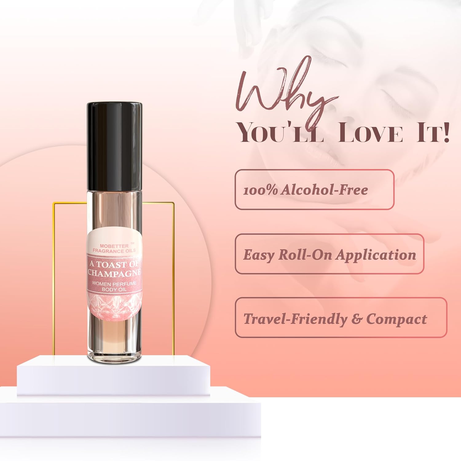 MOBETTER FRAGRANCE OILS A Toast of Champagne Women perfume Body Oil - Image 4