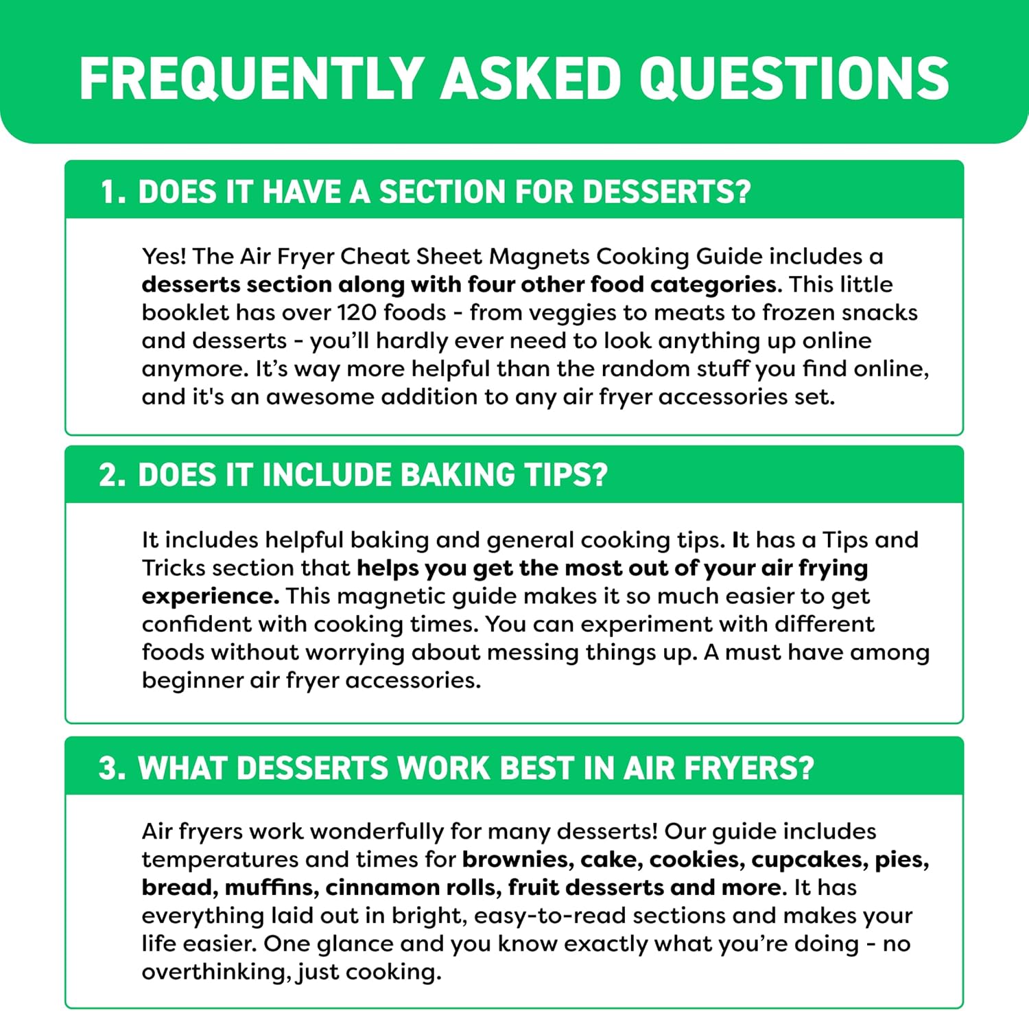 Air Fryer Cheat Sheet Magnets Cooking Guide Booklet - Air Fryer Cookbooks - Air Fryer Liners - Air Fryers Kitchen Gifts Gadgets 2026 - Air Fryer Accessories - Air Fryer Cooking Guide - Image 8